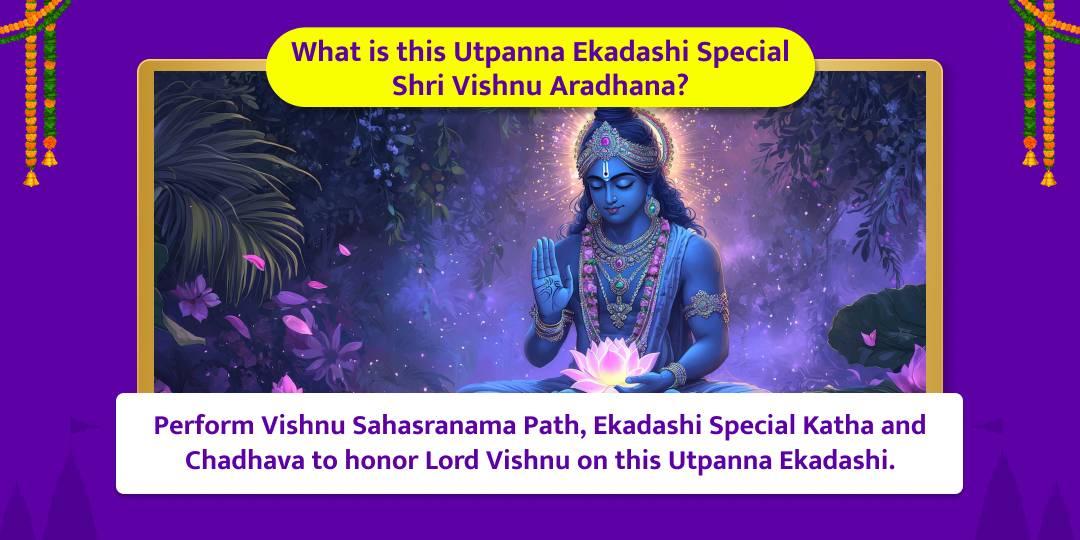 Utpanna Ekadashi Special Shri Vishnu Aradhana