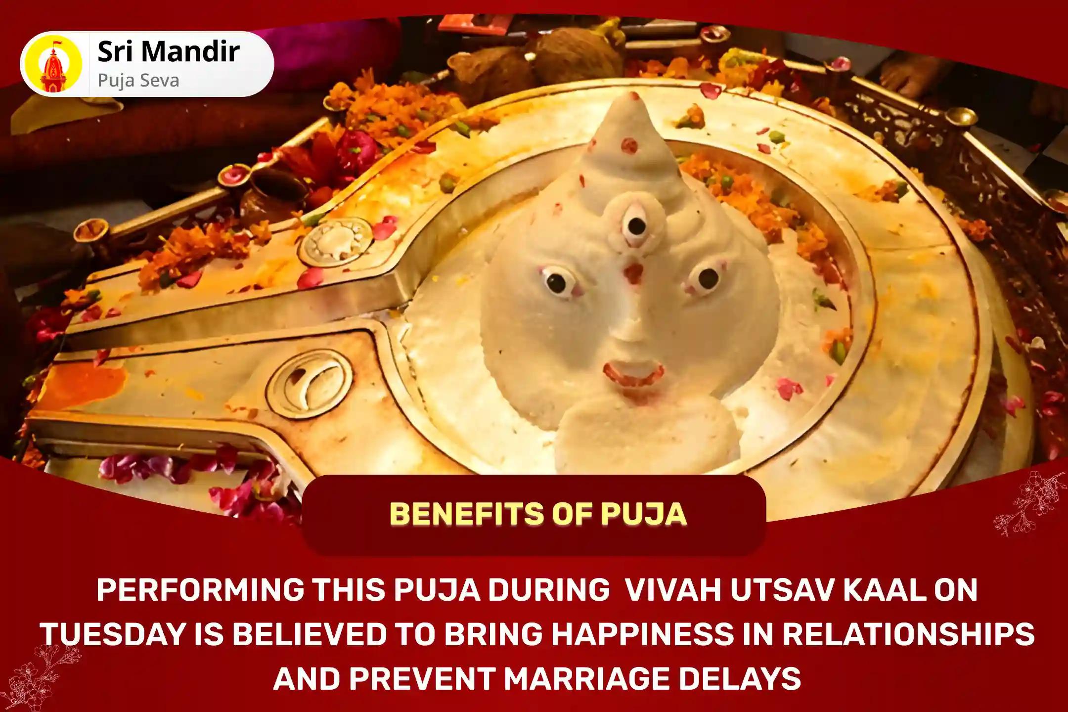 Mangalwar (Tuesday) Vivah Utsav Kaal Special Manglik Dosha Nivaran Mahapuja, Bhaat Puja and Shri Mangalnath Mahabhishek to get Blessings for Bliss in Relationship and to Avoid Delay in Marriage