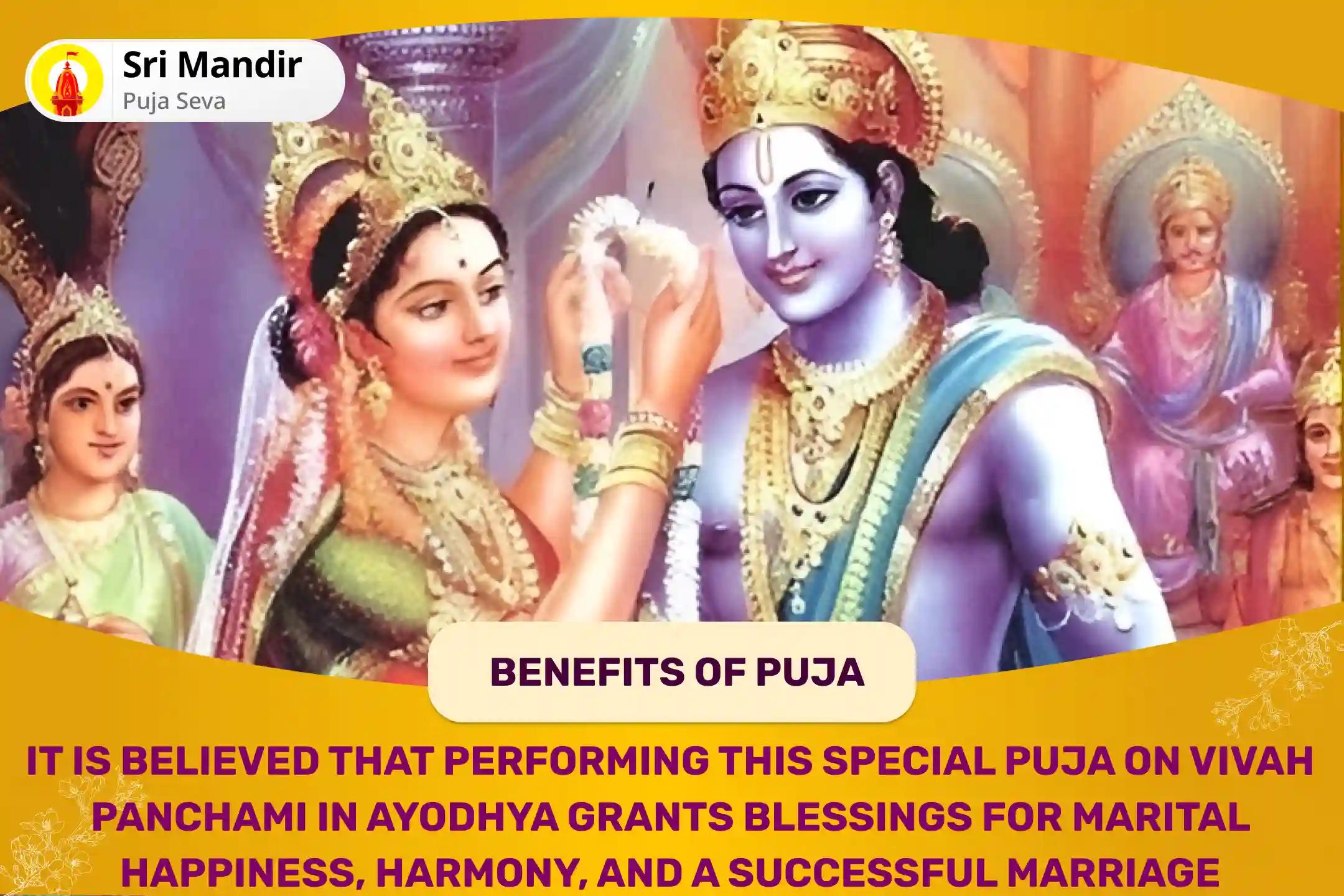 Ayodhya Vivah Panchami Special Sita-Ram Ashtottara Shatanamavali, Shri Suktam Havan and Vishnu Sahasranamam for Blessings of Marital Bliss, Harmony, and Successful Marriage