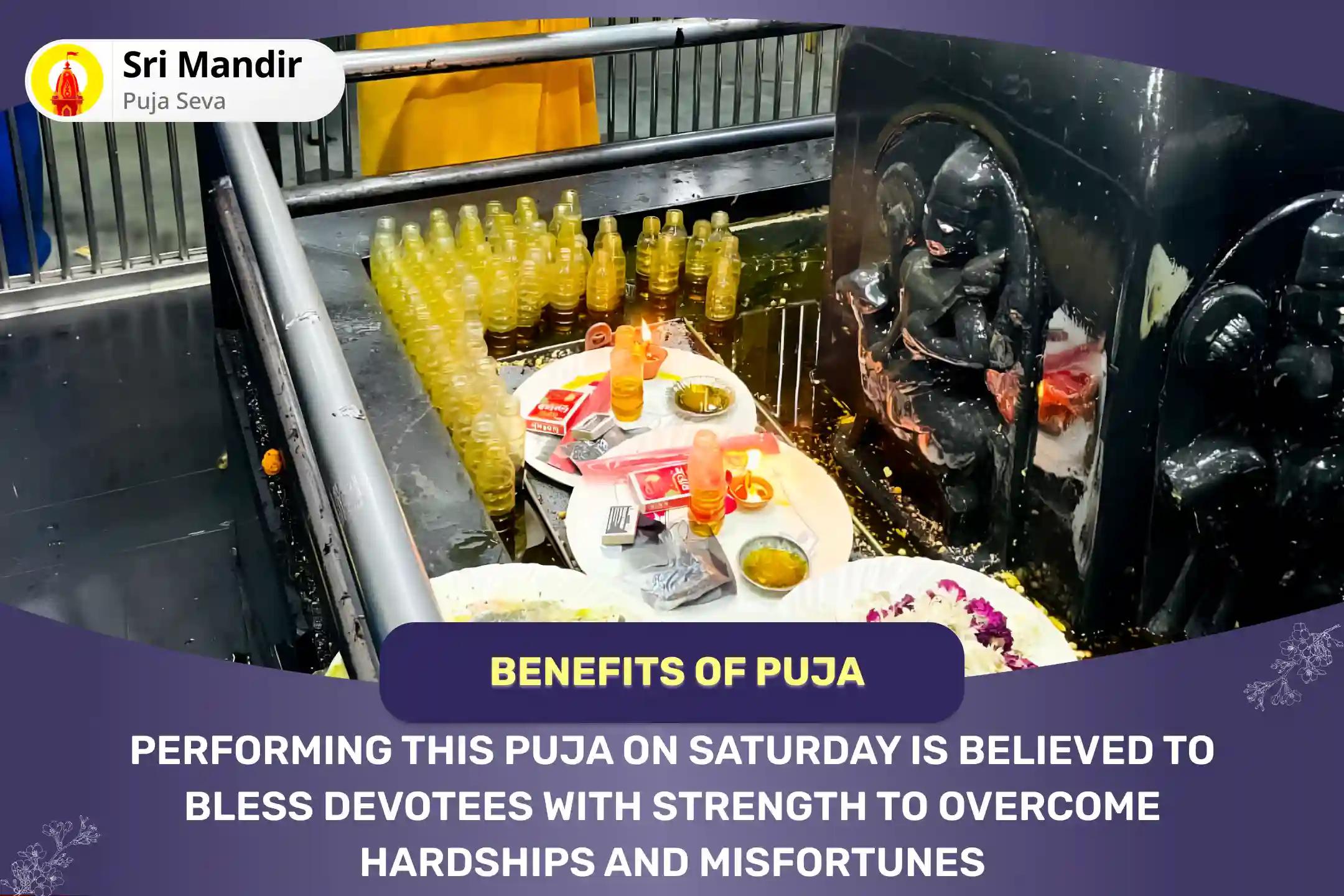 Saturday Shani Hanuman 15 Brahman Anushthan 19,000 Shani Mool Mantra Jaap and 1008 Sankat Mochan Hanuman Ashtak Path for Strength to Overcome Hardships and Misfortunes