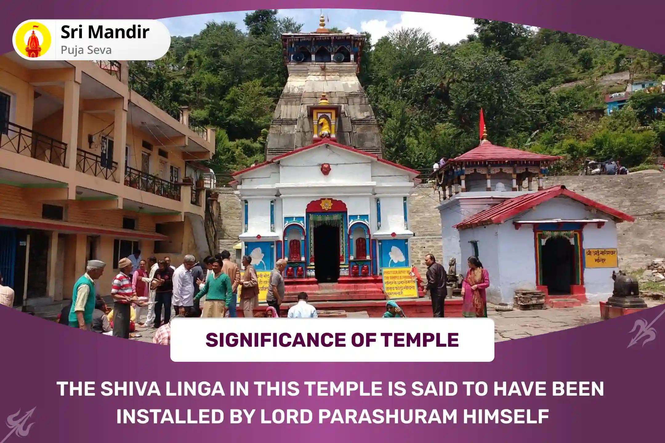 Uttarkashi Vishwanath Temple Monday Special Shiv Panchamrit Rudrabhishek and Shri Rudram Namakam Chamakam Yagya for Blessing of Mental and Physical Well-Being