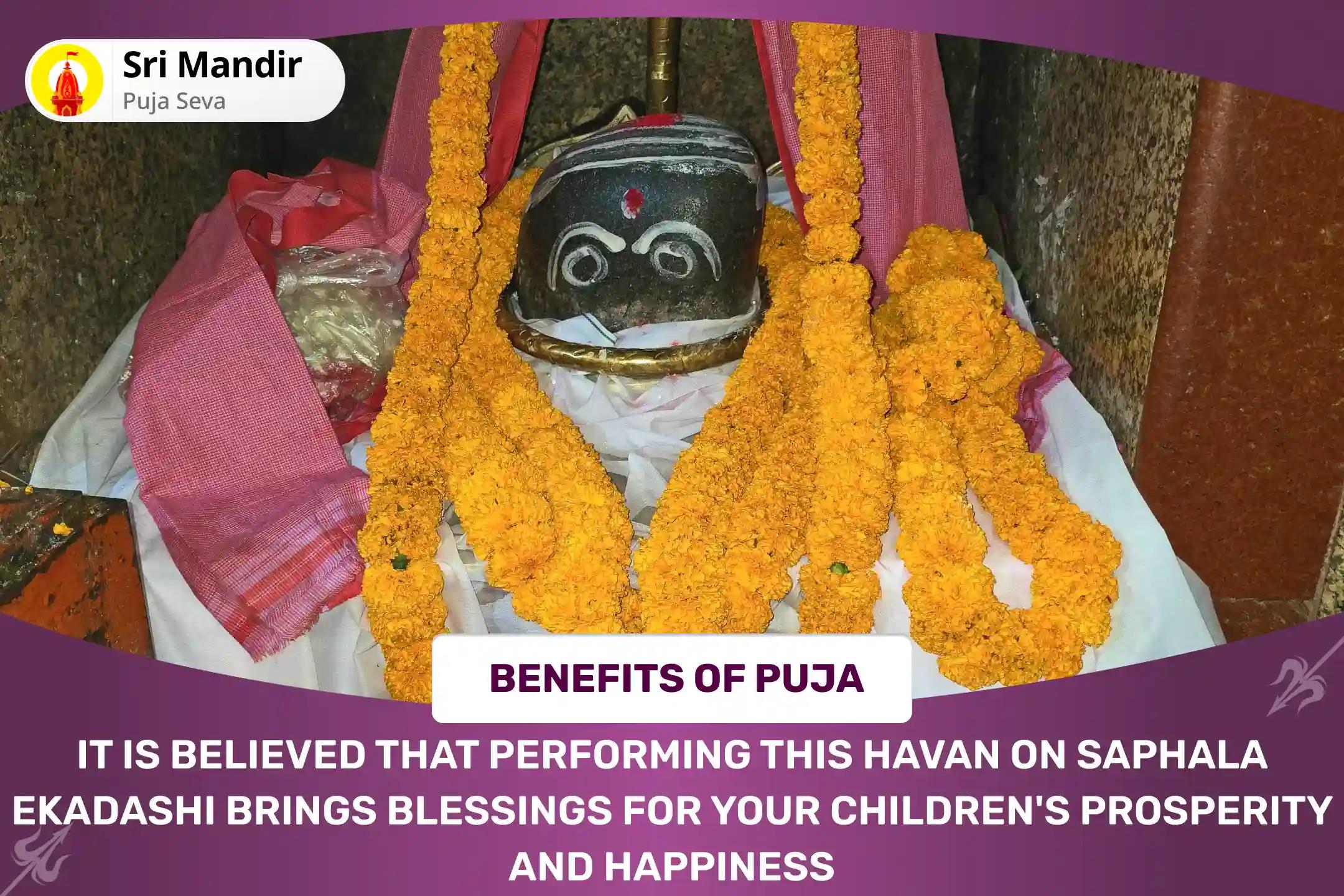 Saphala Ekadashi Santaan Sukh Special Putra Kameshti Havan for Blessing for Prosperity and Well-Being of your Children