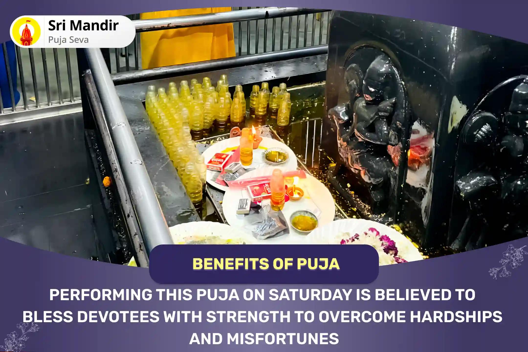 Saturday Shani Hanuman 7 Brahman Anushthan 19,000 Shani Mool Mantra Jaap and 1008 Sankat Mochan Hanuman Ashtak Path For Strength to Overcome Hardships and Misfortunes