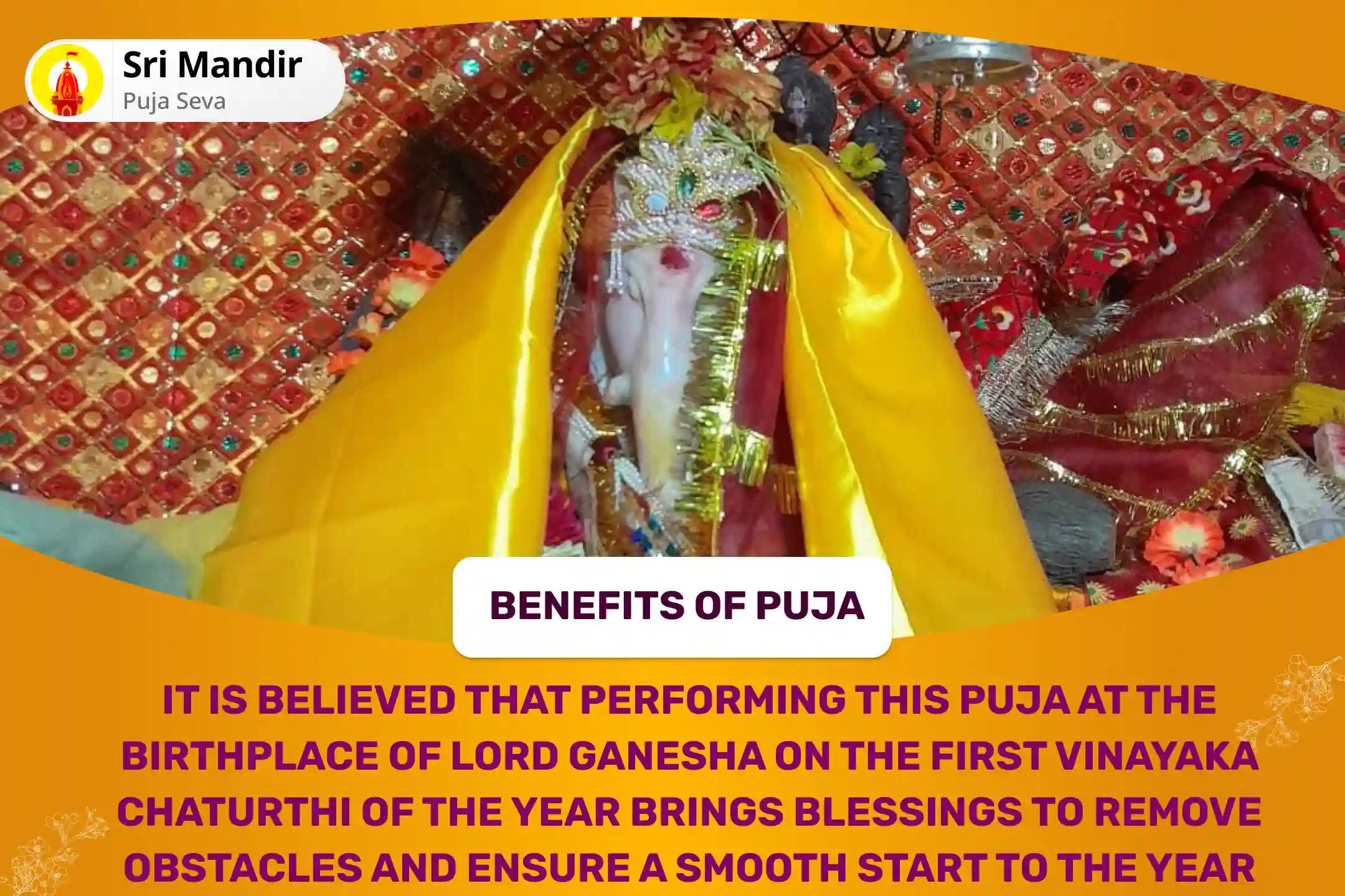 First Vinayak Chauturthi of the Year Ganesh Janmasthala Special Ekadanta Ganapati Pujan and Sankatahara Ganapati Havan to Remove Obstacles And Ensure A Smooth Start To The Year