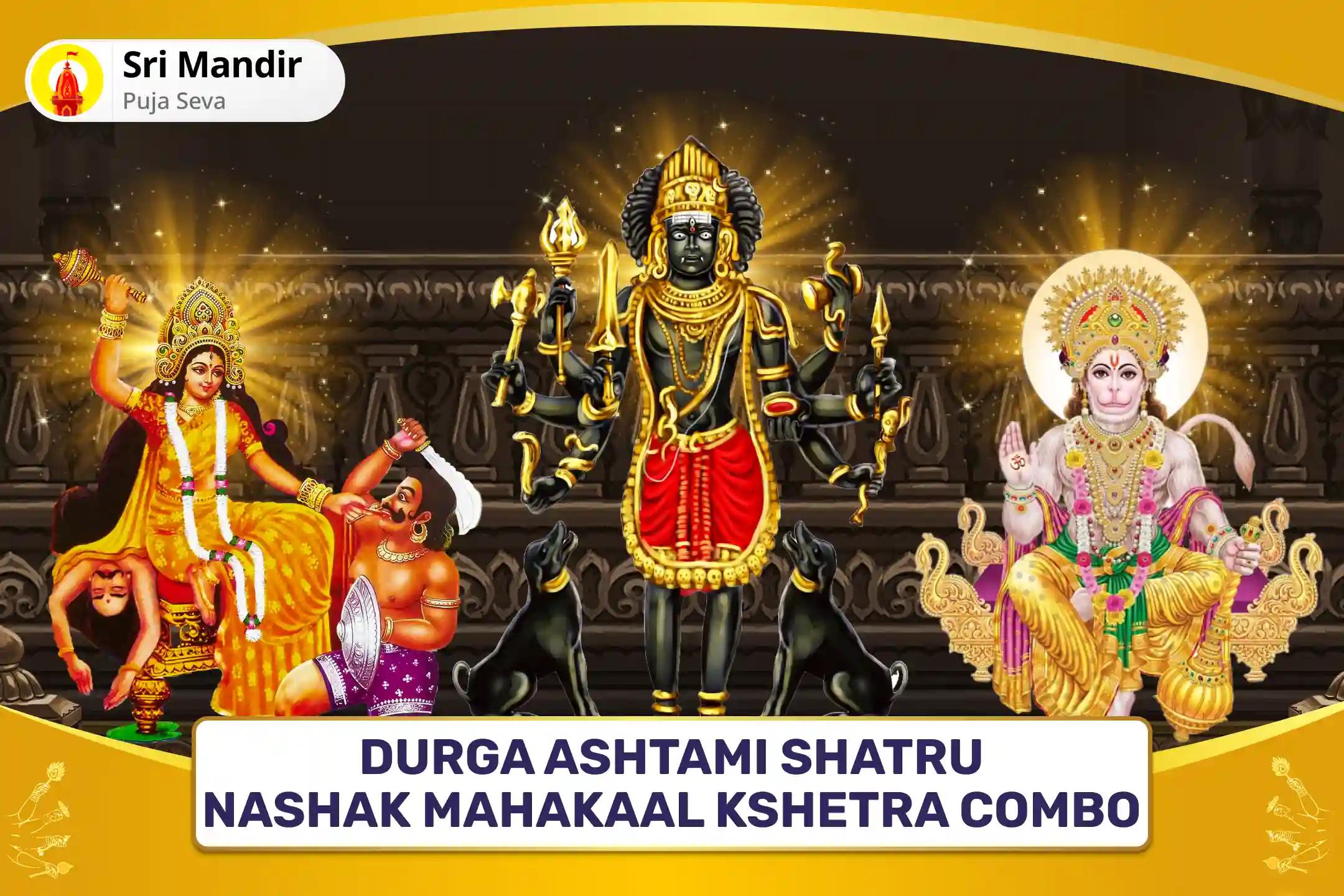 2025 First Durga Ashtami Victory over Enemies Special Maa Bagalamukhi, Kaal Bhairav and Sankat Mochan Hanuman Sarva Kasht Nivaran Puja and Yagya for Protection from Enemies, Destroying Negativity and Removing Obstacles in Life