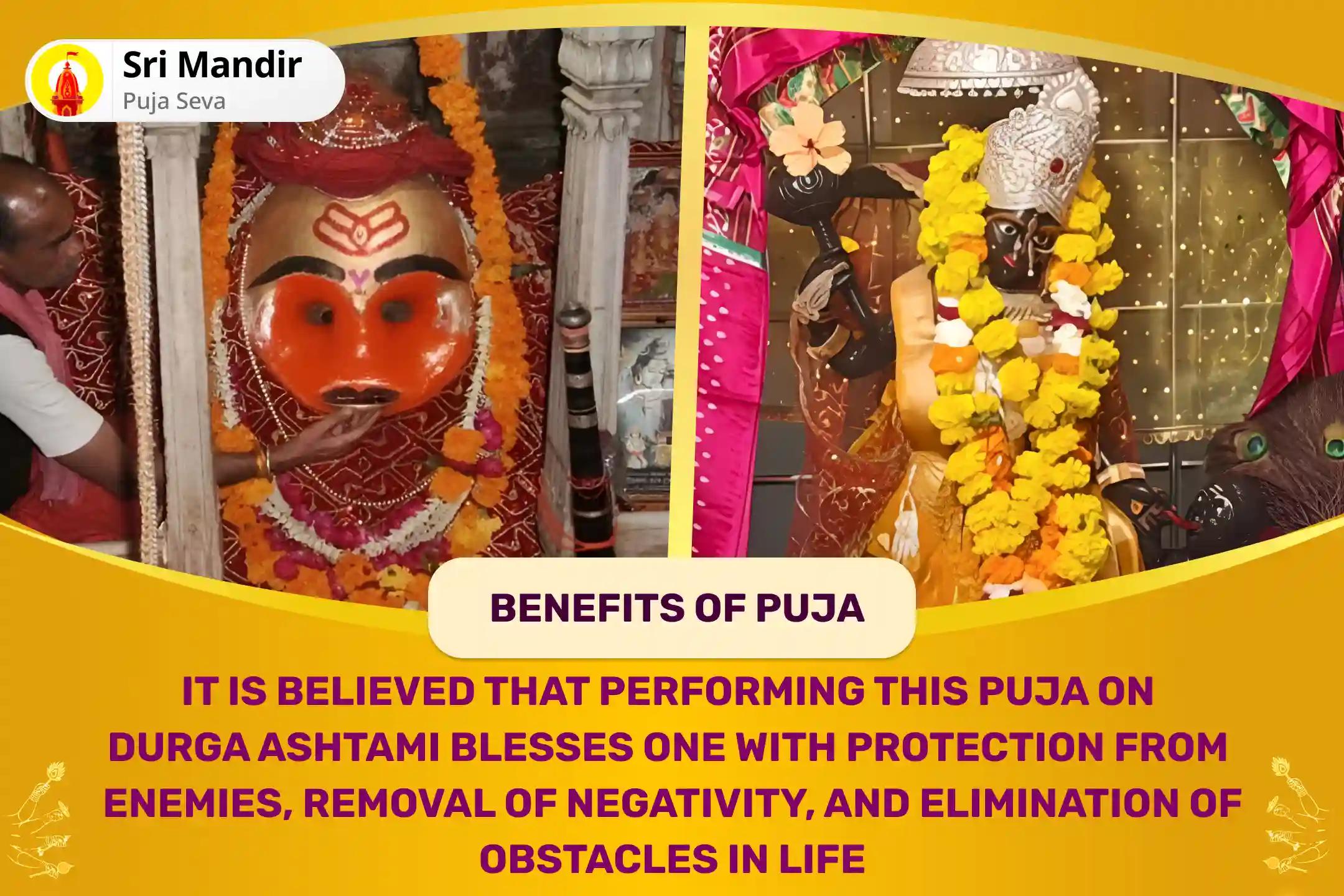 2025 First Durga Ashtami Victory over Enemies Special Maa Bagalamukhi, Kaal Bhairav and Sankat Mochan Hanuman Sarva Kasht Nivaran Puja and Yagya for Protection from Enemies, Destroying Negativity and Removing Obstacles in Life