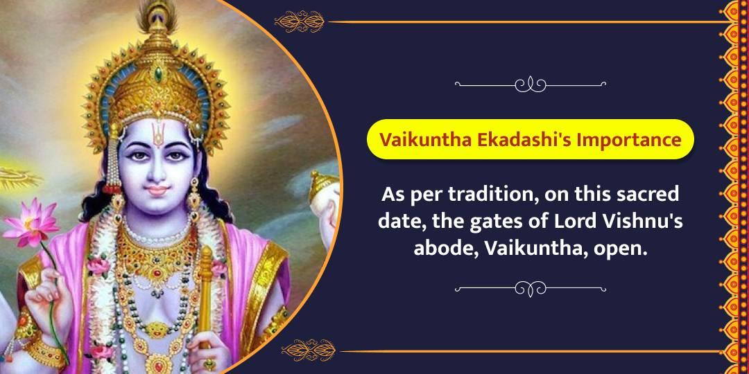 New Year First Vaikuntha Ekadashi Special Shri Vishnu Pad Vedi Chadhava