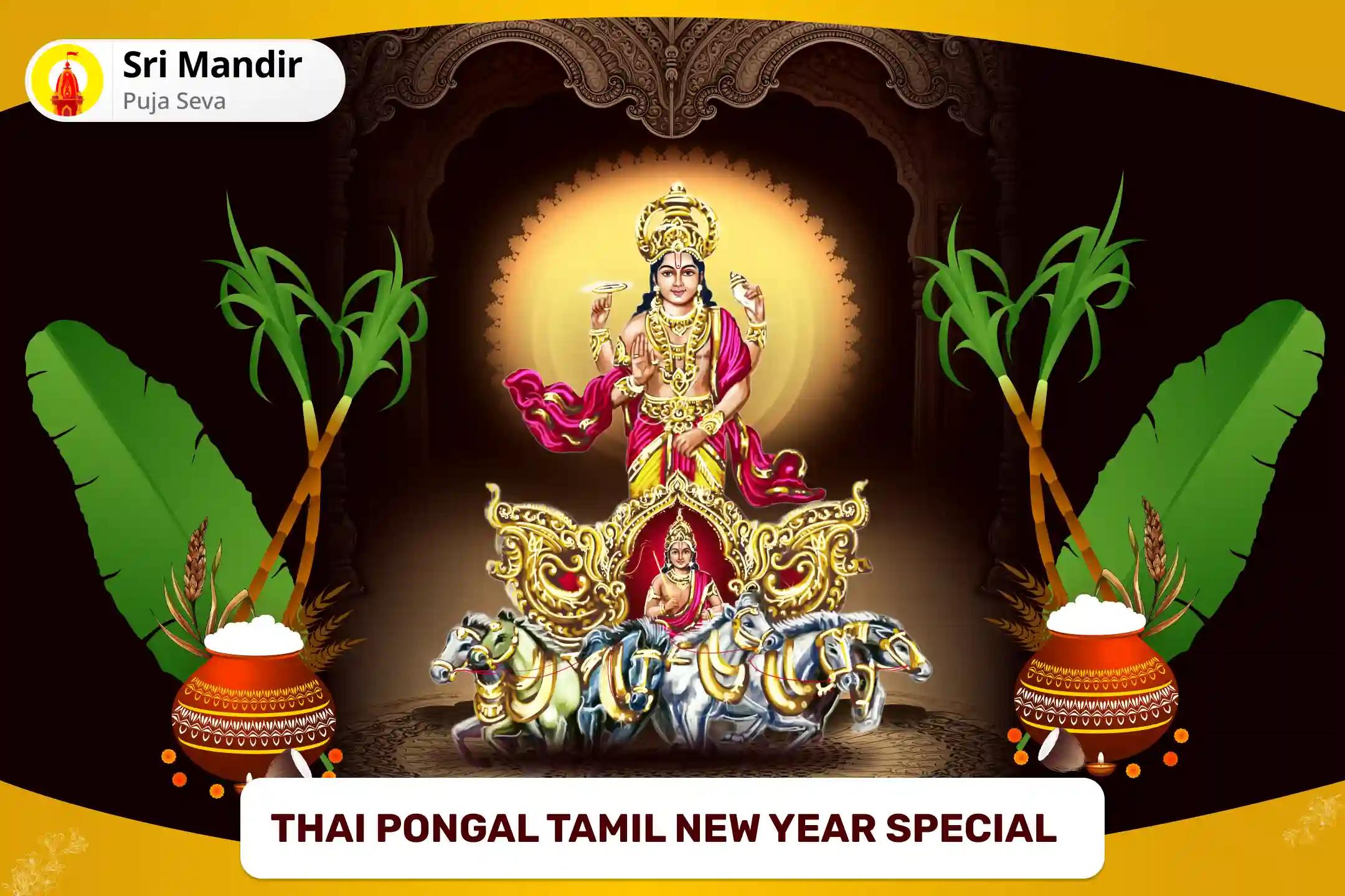 Thai Pongal Tamil New Year Special Thai Pongal Surya Narayana Pujan, Surya Narayana Homam and Anna Daan Seva for Health, Prosperity, And Success In The New Year