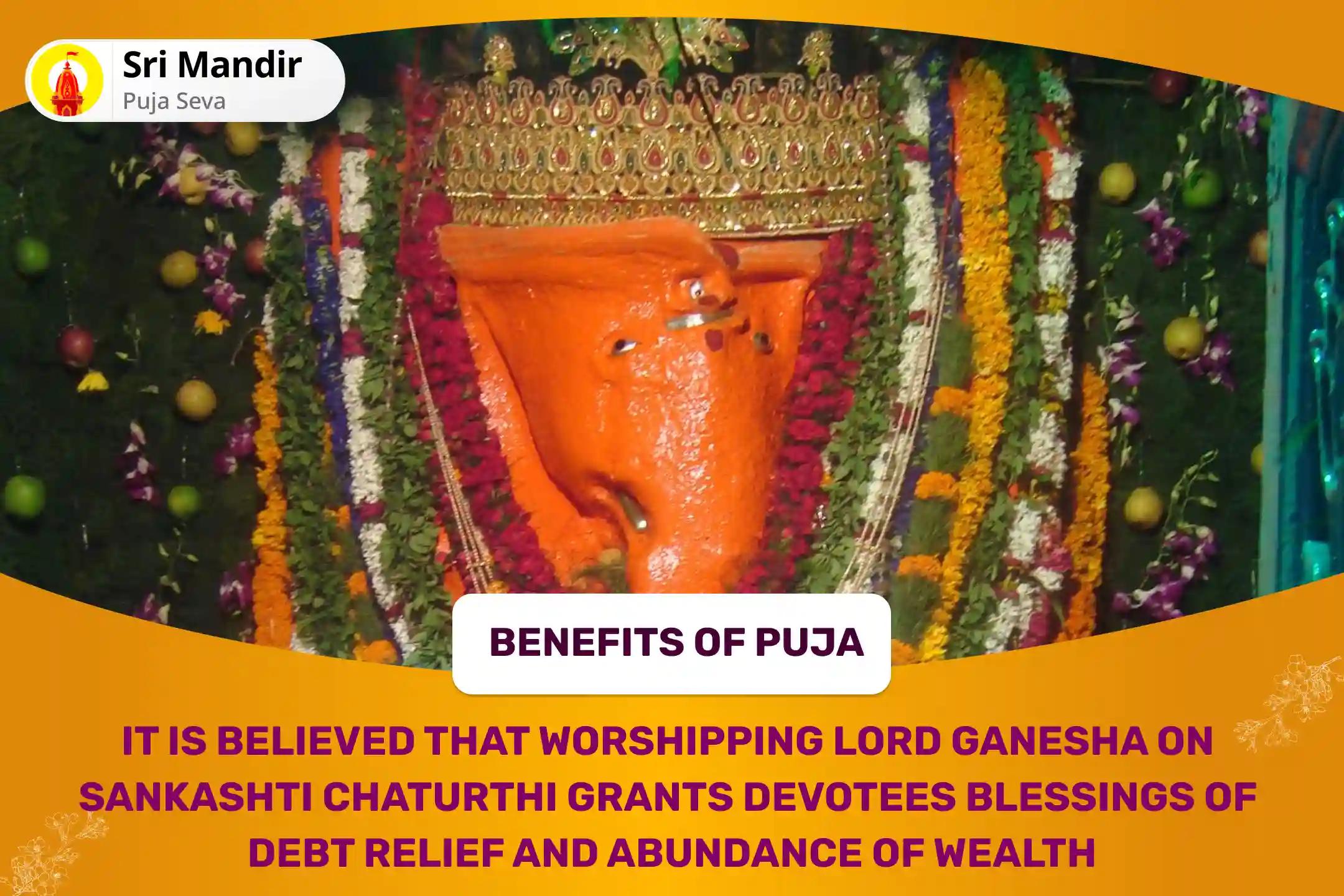 Sankashti Chaturthi Ganesh Pujan Special Rin Nashak Ganesh Stotra Path and 1008 Ganesh Durva Archana for Blessing of Debt-Relief and Abundance of Wealth