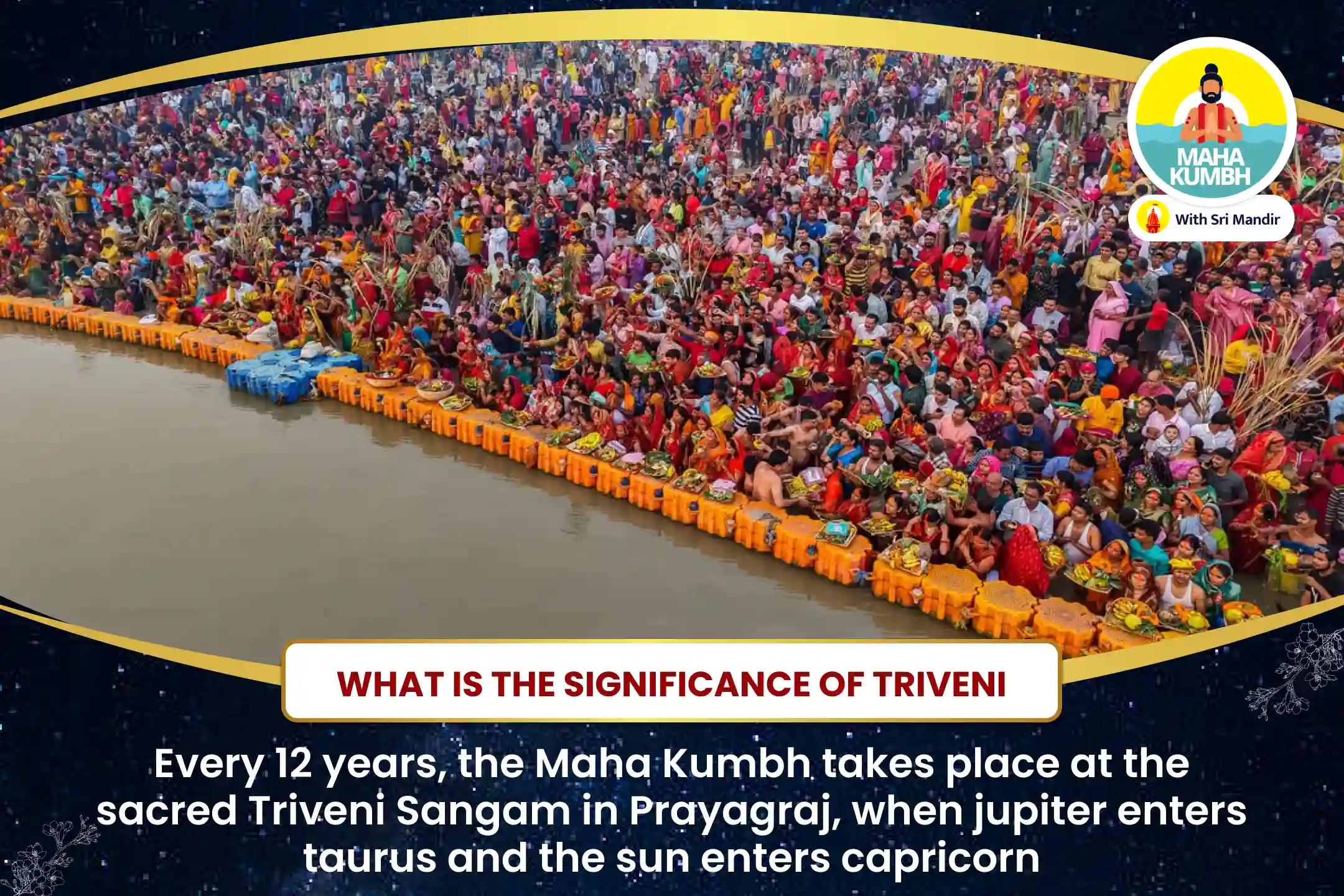 Mahakumbh Triveni Sangam Mauni Amavaysa Special Ganga, Yamuna, Saraswati Triveni Sangam Maha Aarti, Dudh Abhishek and Tridev Mahayagya for Blessings of Protection, Prosperity and Liberation from sins 