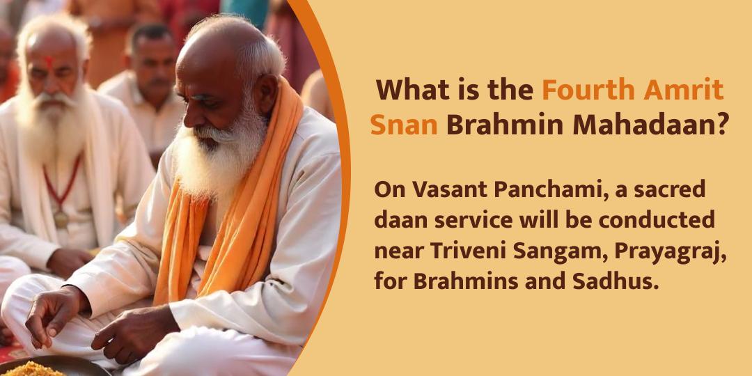 Vasant Panchami Amrit Snan Brahmin & Sadhu Mahadaan