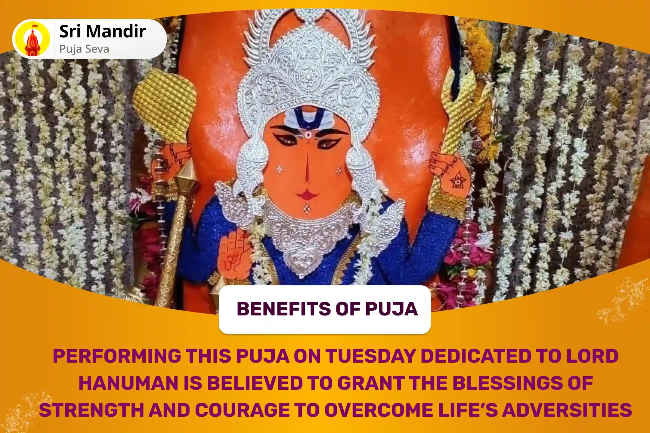 Sankat Mochan Tuesday 21 Brahman Special 1008 Hanuman Chalisa Path and Sankat Mochan Hanuman Ashtak Path For Strength and Courage to Overcome Adversities in Life