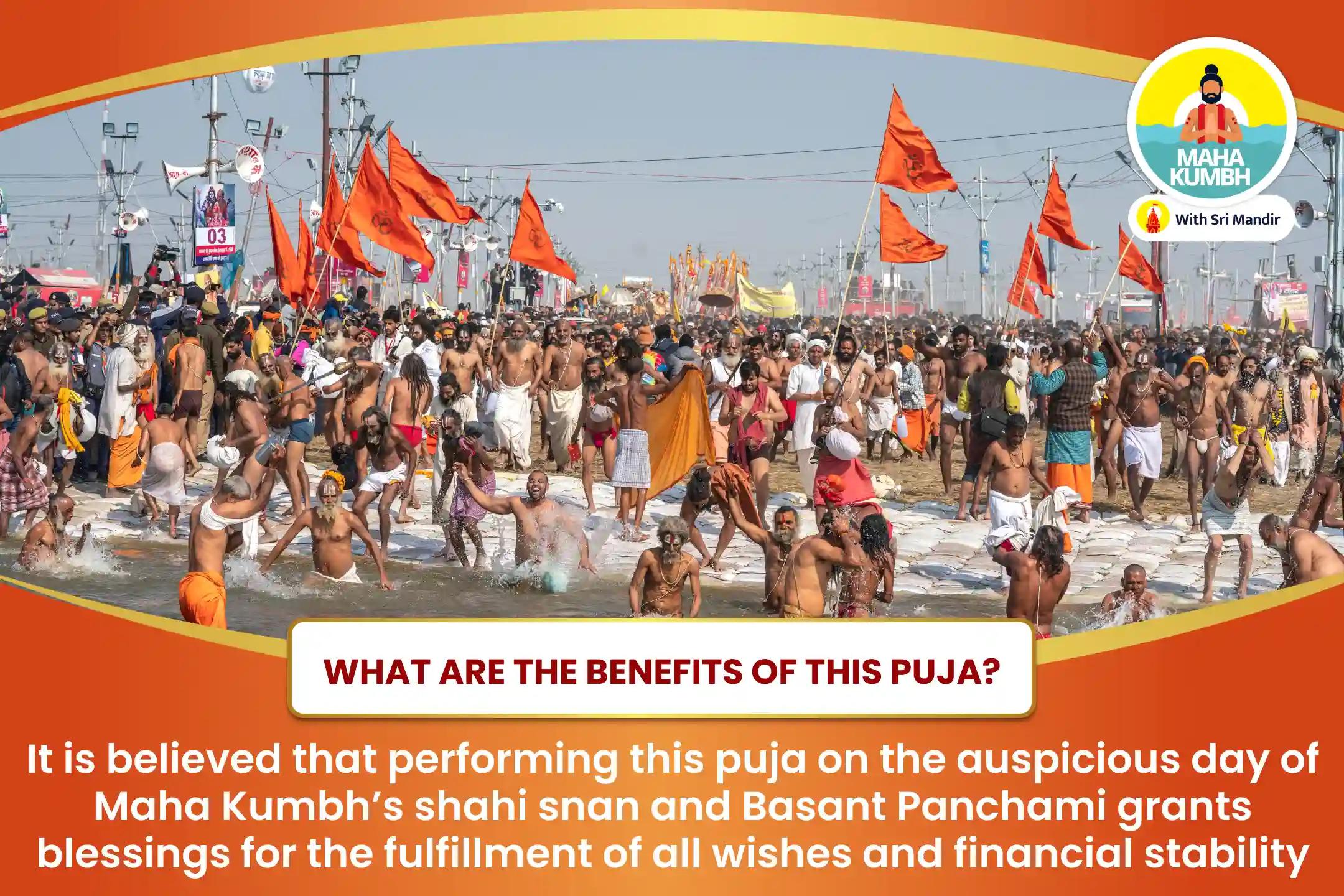 Mahakumbh Shahi Snan Basant Panchami Special Shiv Rudrabhishek and Rudra Homam for Fulfilment of all Wishes And Financial Stability