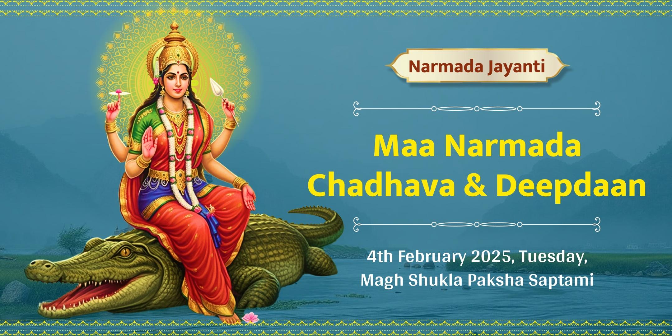 Narmada Jayanti Maa Narmada Chadhava & Deepdaan