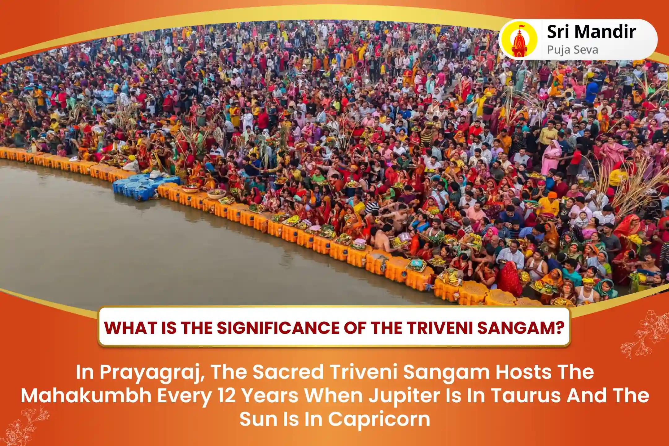 Mahakumbh Triveni Sangam 21 Brahmin Special Mahalaxmi Yagya, Kumkum Archana and 1100 Kanakadhara Stotra Path for Blessings of Abundance and Prosperity