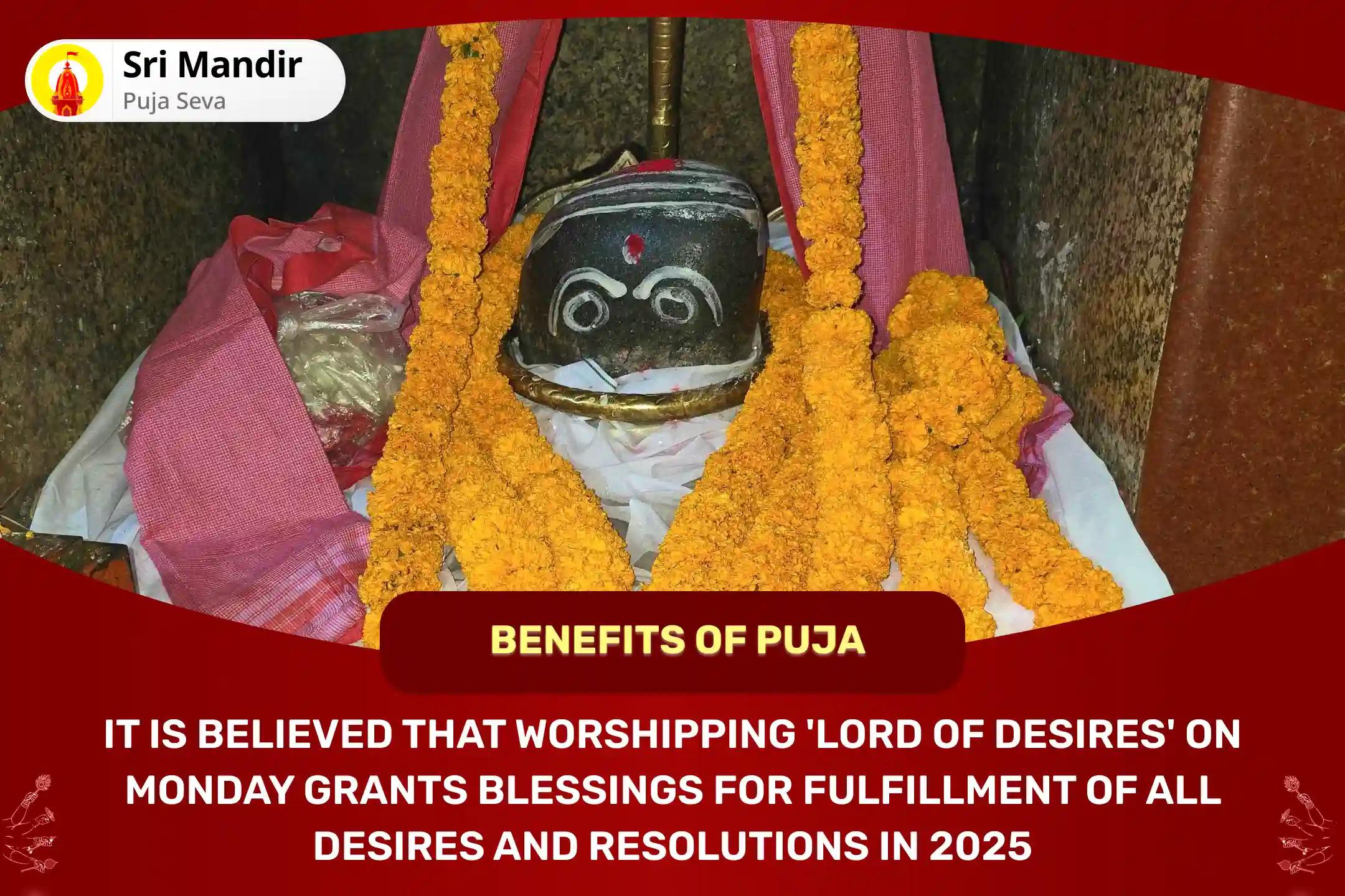 Monday 'Lord of Desires' Special Kameshwar Mahadev Panchamrit Rudrabhishek and Tripura Sundari Lalita Shahasranama Path and Havan For Fulfillment of all Desires and Wishes 