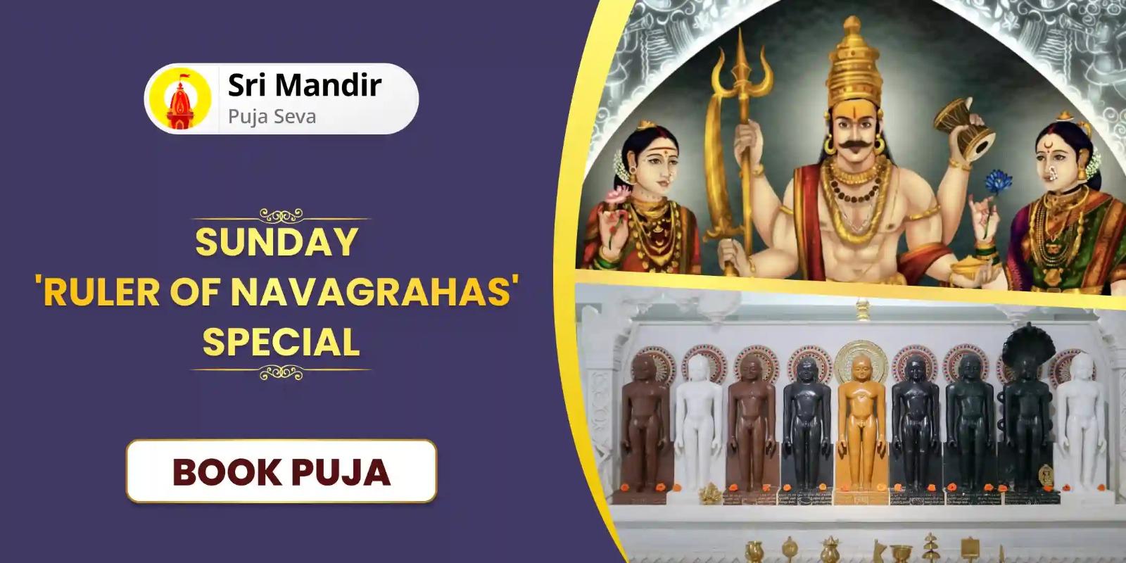 Sunday 'Ruler of Navagrahas' Special Martand Bhairav Pujan, Aditya Hridaya Stotra Path and Navagraha Shanti Yagya for Fierce Protection from Planetary Doshas