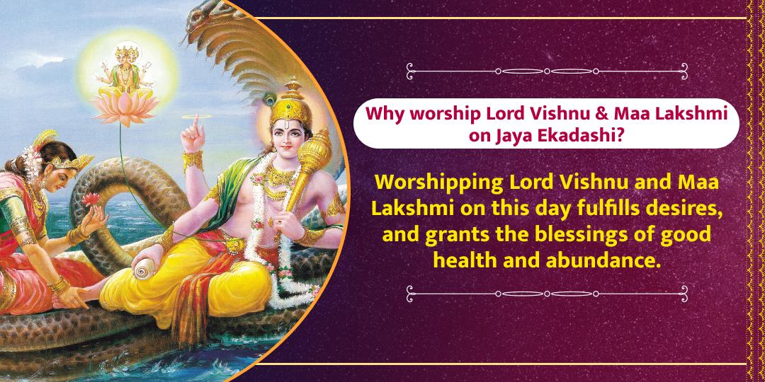 Jaya Ekadashi Shri Hari Vishnu & Mahalakshmi Chadhava