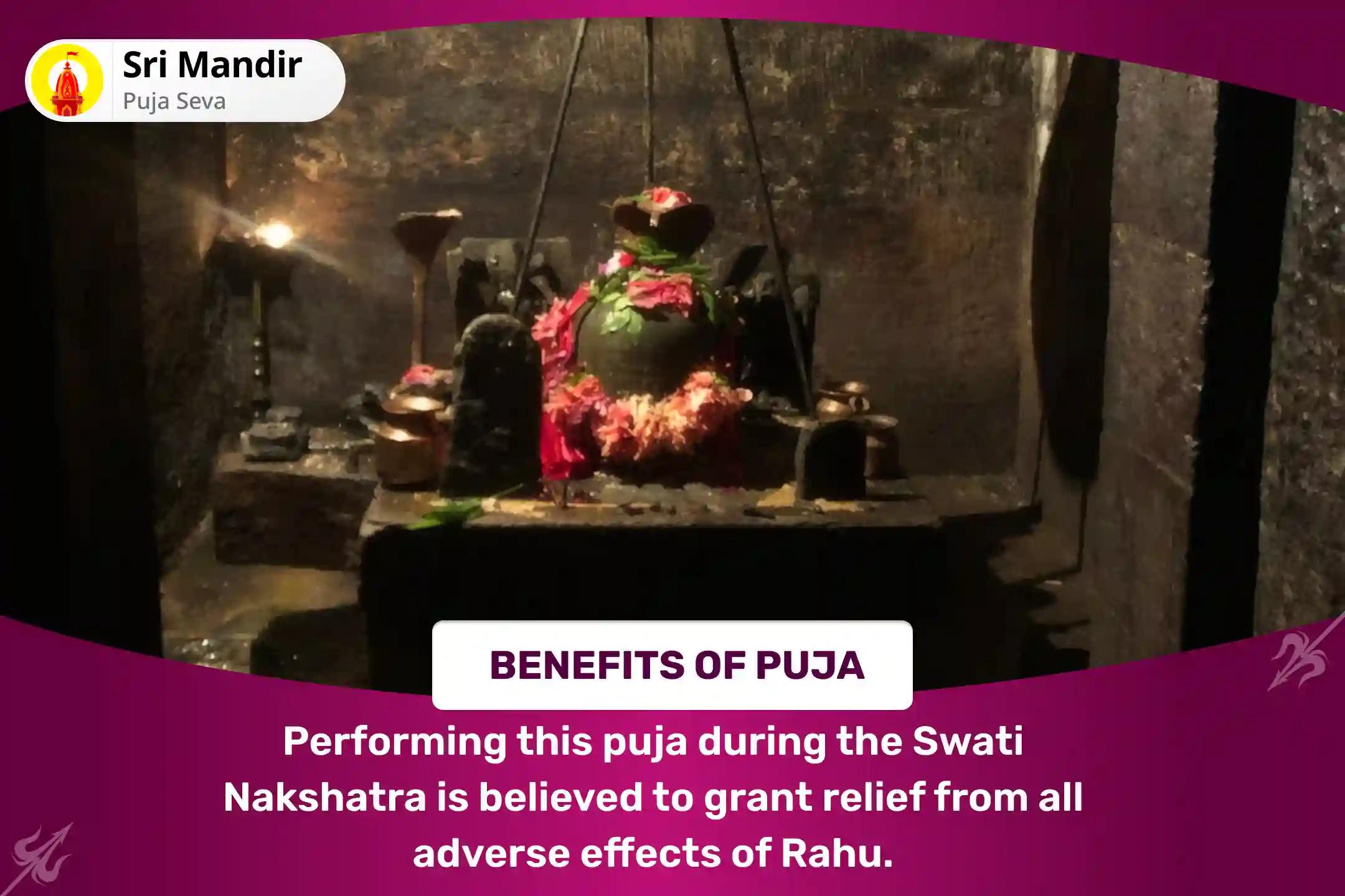 Rahu Paithani Nakshatra of Rahu Special 18,000 Rahu Mool Mantra Jaap and Dashansh Havan for Blessing of Mental Well-Being and Improved Judgement