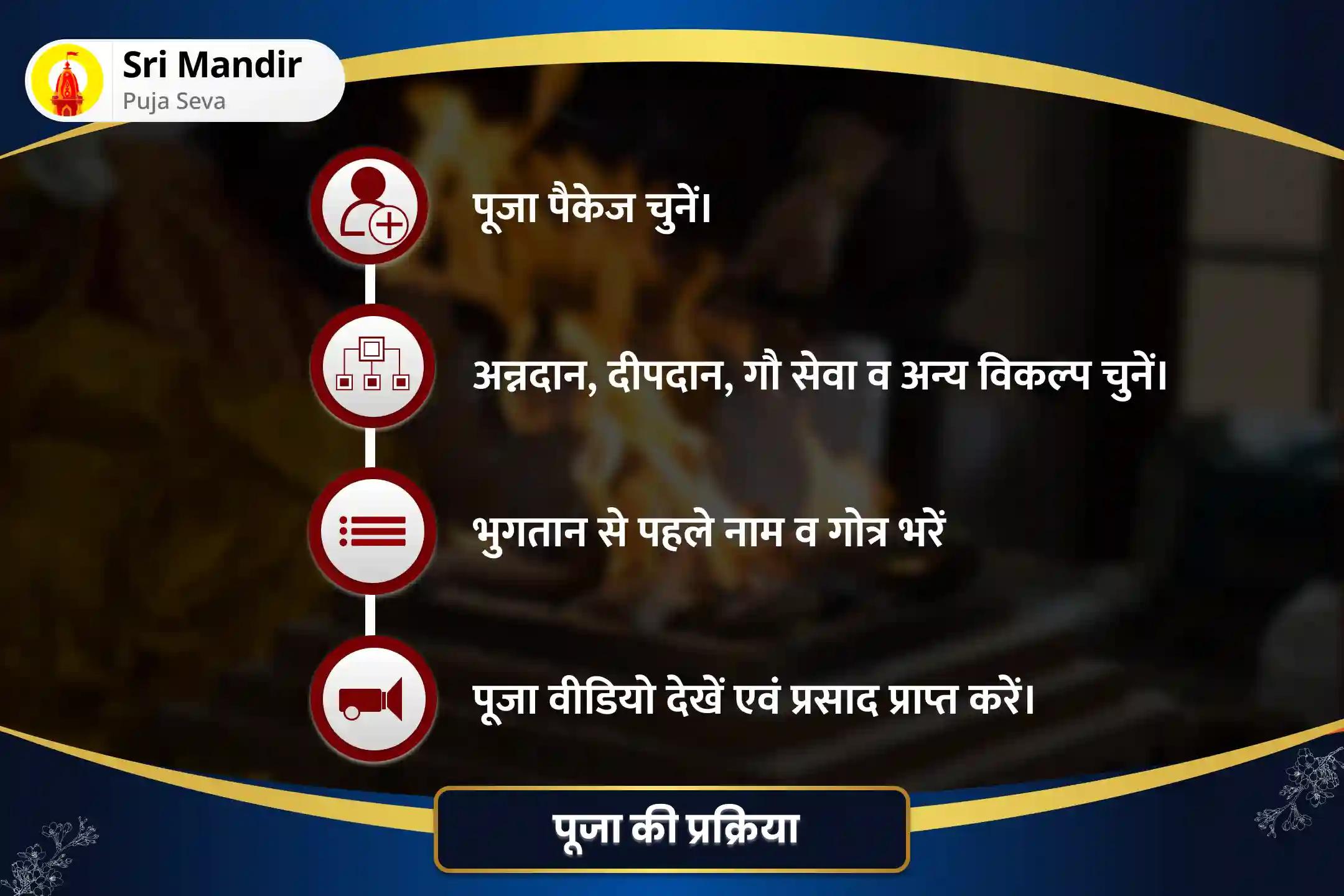 बेहतर स्वास्थ्य, सुरक्षा एवं अनहोनी से बचाव के लिए महाशिवरात्रि ज्योतिर्लिंग 'आरोग्य के देवता' विशेष 1,25,000 महामृत्युंजय मंत्र जाप एवं आरोग्य मूर्ति धन्वंतरि शक्ति हवन