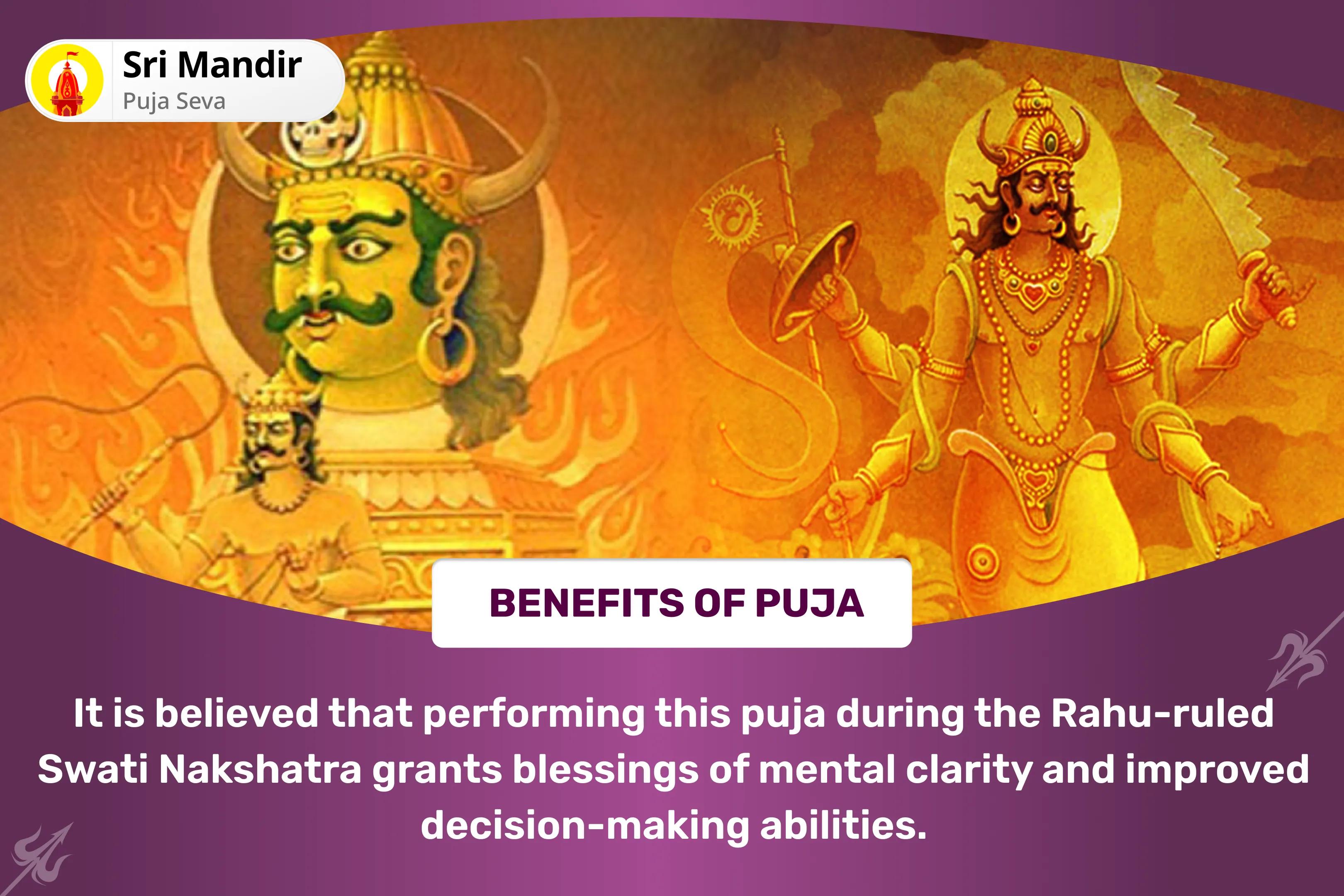 Rahu-Ketu Shanti Nakshatra Special  Rahu-Ketu Peeda Shanti Puja and Shiv Rudrabishek For Blessing of Mental Clarity and Improved Decision-Making