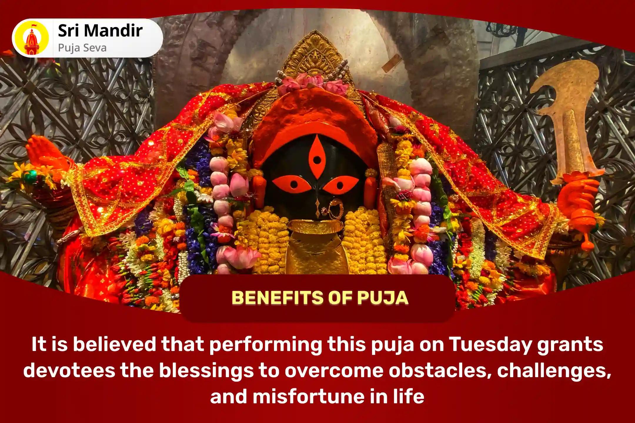 Kali-Hanuman-Mangal Combo Shaktipeeth Tuesday special maha Kali and Shri Hanuman Karya Siddhi Pujan and Mangal Shanti Yagya to Overcome Obstacles, Challenges and Misfortunes in Life