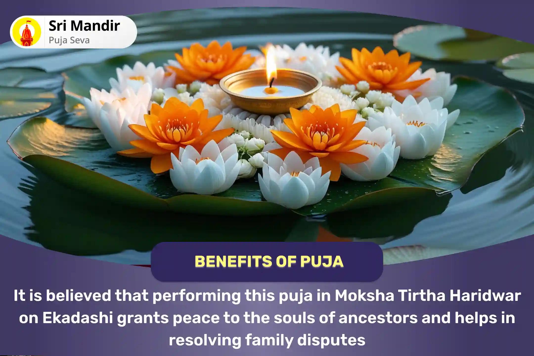 Ekadashi Moksha Tirth Haridwar Special Narayan Bali, Naag Bali, and Pitru Shanti Mahapuja for Peace of Departed Souls