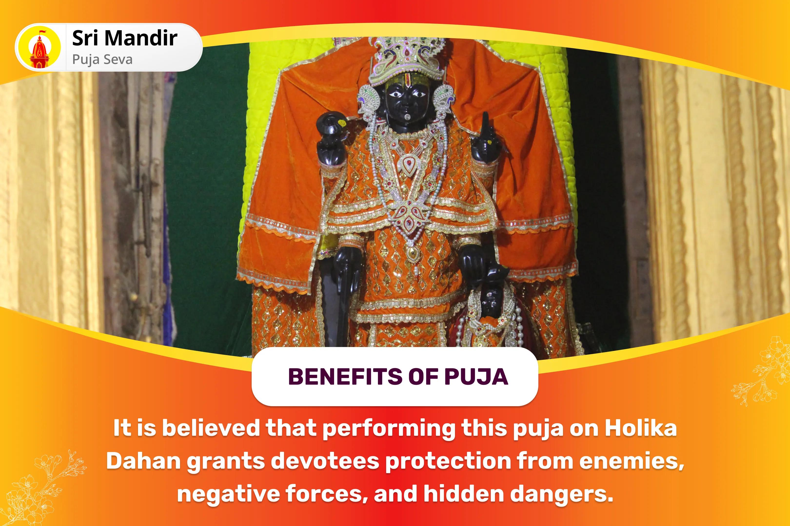 Narayan-Prahlad Sankat Naashak Holika Dahan Anushthan Narayan-Prahlad Sankat Naashak Holika Dahan Anushthan and Narayan Sudarshan Maha Yagya ForProtection From Enemies, Evil Energies & Hidden Dangers