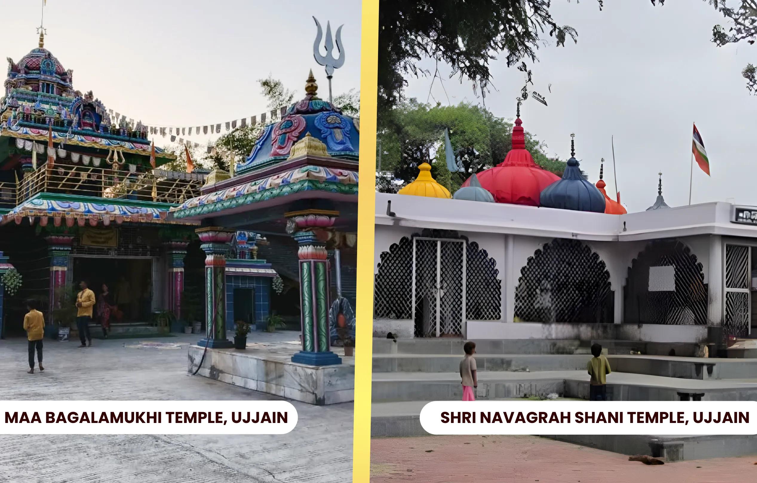 Maa Bagalamukhi Temple, Narsingh Ghat and Shri Navagrah Shani Temple, Ujjain, Madhya Pradesh