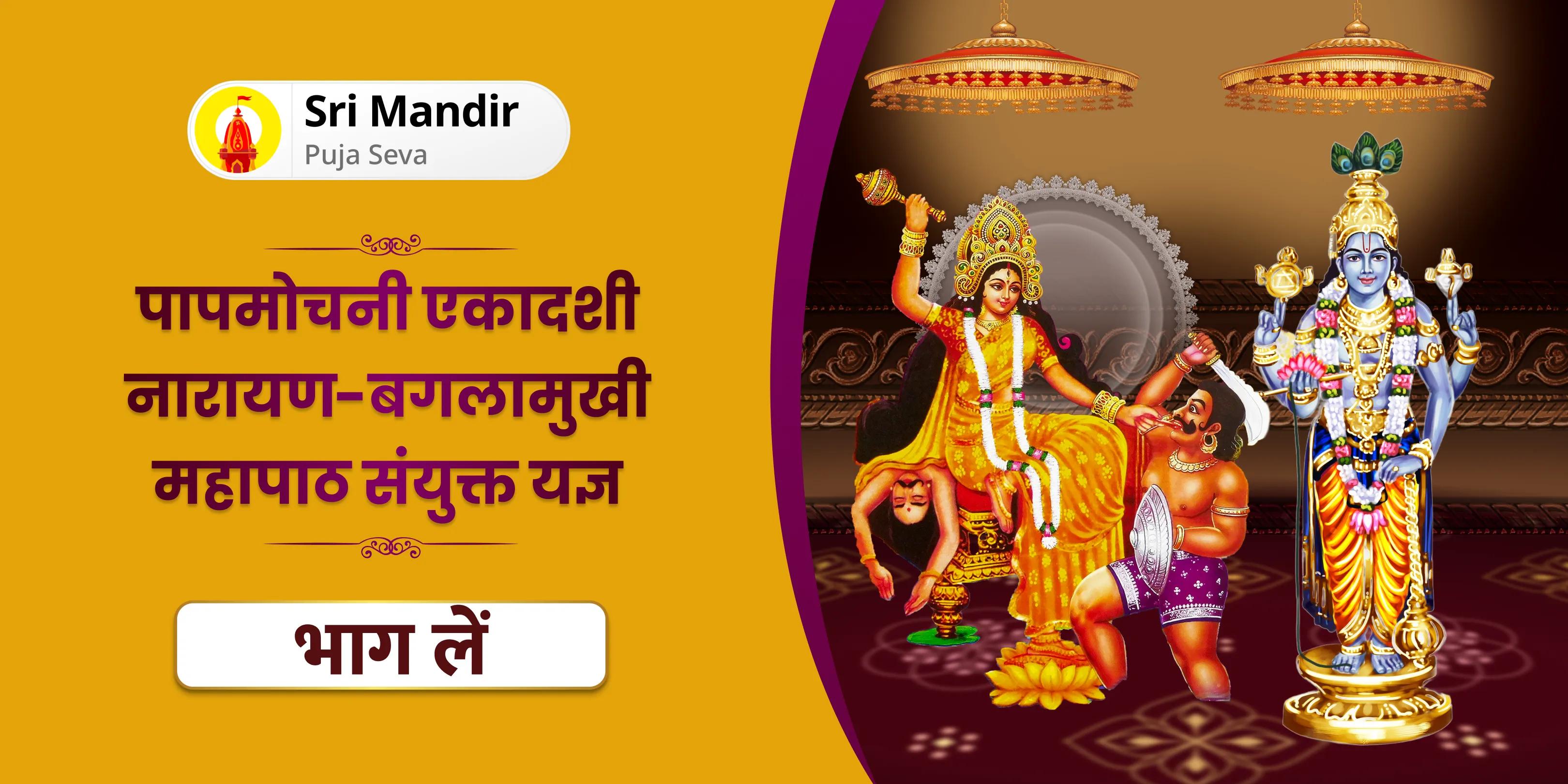 36,000 माँ बगलामुखी मंत्र जाप एवं नारायण सुदर्शन कवचम् यज्ञ
