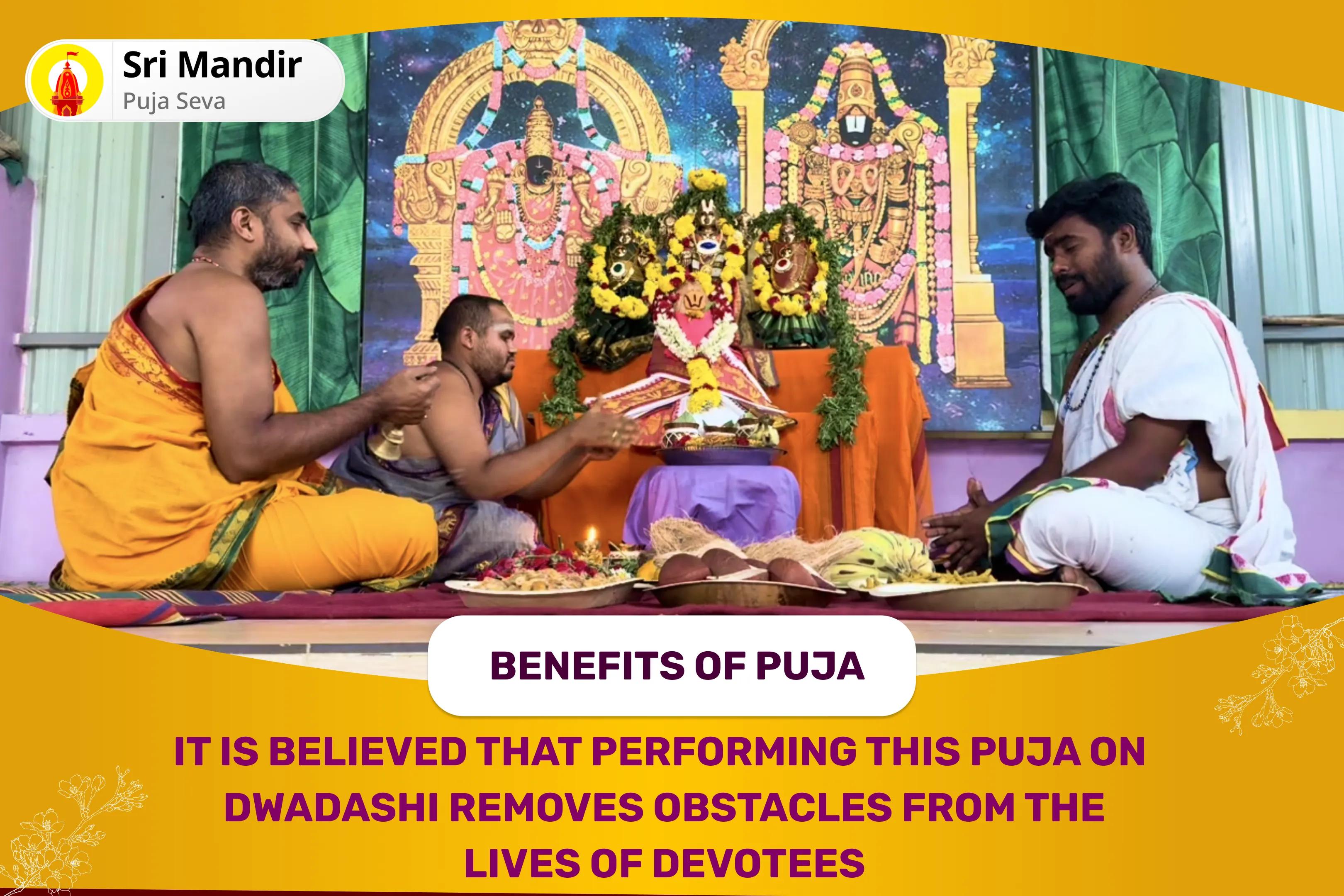 Tirupati Balaji Kshetra Dwadashi Narsimha Puja special Narsimha Panchamruta Abhishekam and Ugra Narsimha Tila Homam  For Protection from Fear and Negative Energies