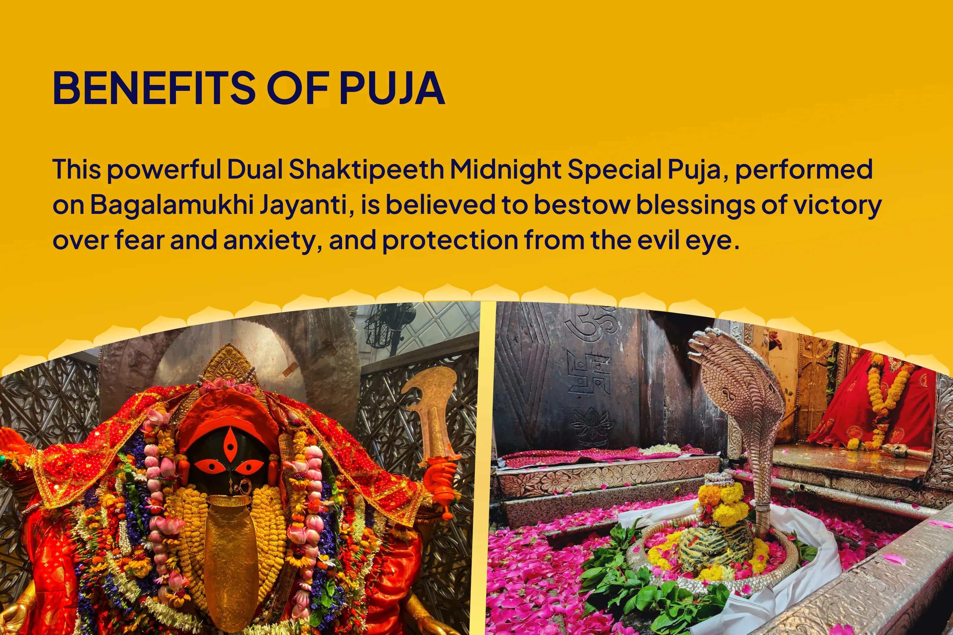 Bagalamukhi Shiv Trinetra Janya Shaktipeeth-Jyotirlinga Combo Shiv Trinetra Janya Maa Brahmastra Roopini Puja, 11,000 Mahamrityunjay Mantra Jaap and Shiv Rudra Havan for Overcoming Mental Stress and Relaxing the Chaotic Mind
