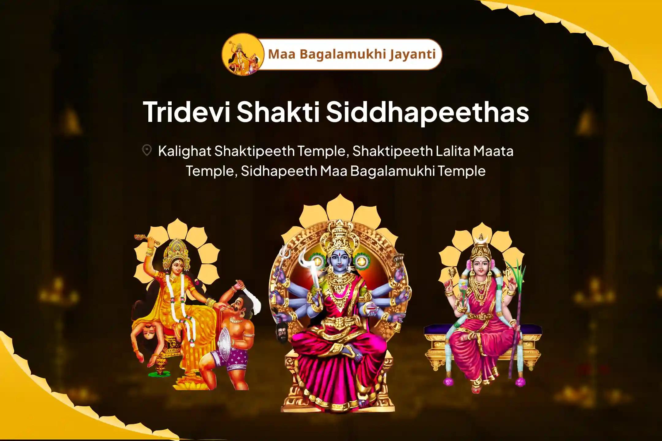 Shakti Peeth Tri-Power Combo - Jayanti Special Bagalamukhi-Kali-Tripura Tridevi Energy Activation Puja & Yagya to Attract Love, Settle Debts & Remove Negative Forces