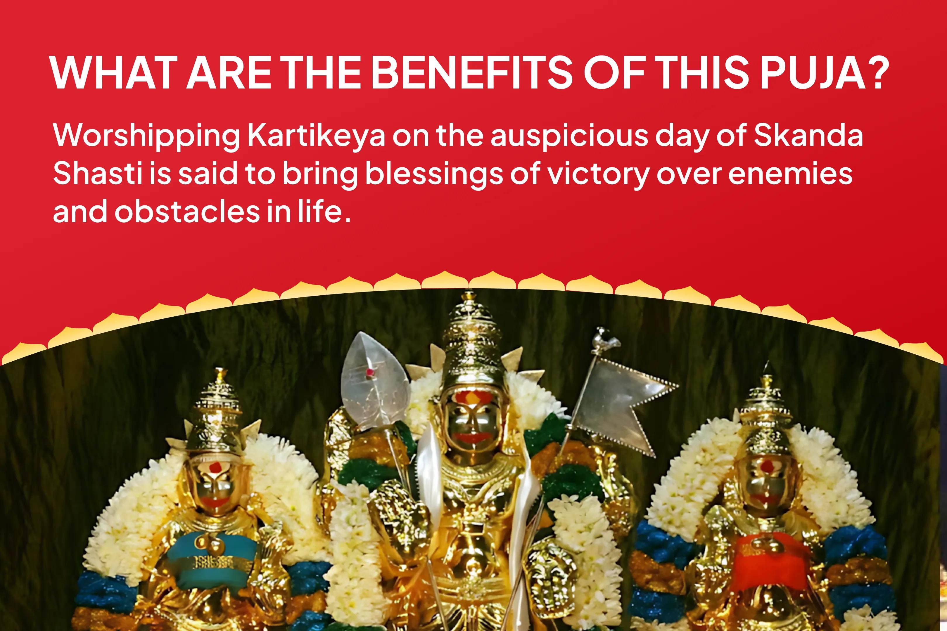 Skanda Shashti God of War Special Shatru Samhara Trishati Homa For Blessing to Attain Victory over Enemies and Adversities in Life