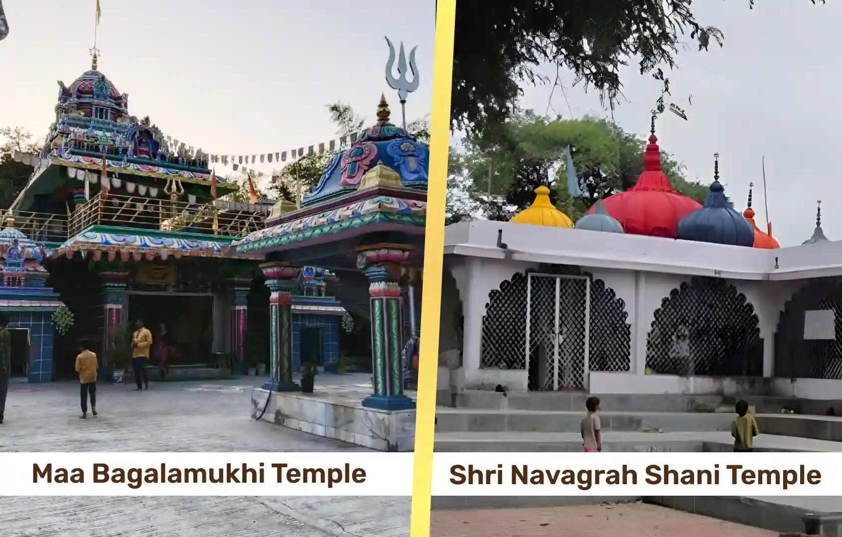 Maa Bagalamukhi Temple, Narsingh Ghat and Shri Navagrah Shani Temple, Ujjain, Madhya Pradesh