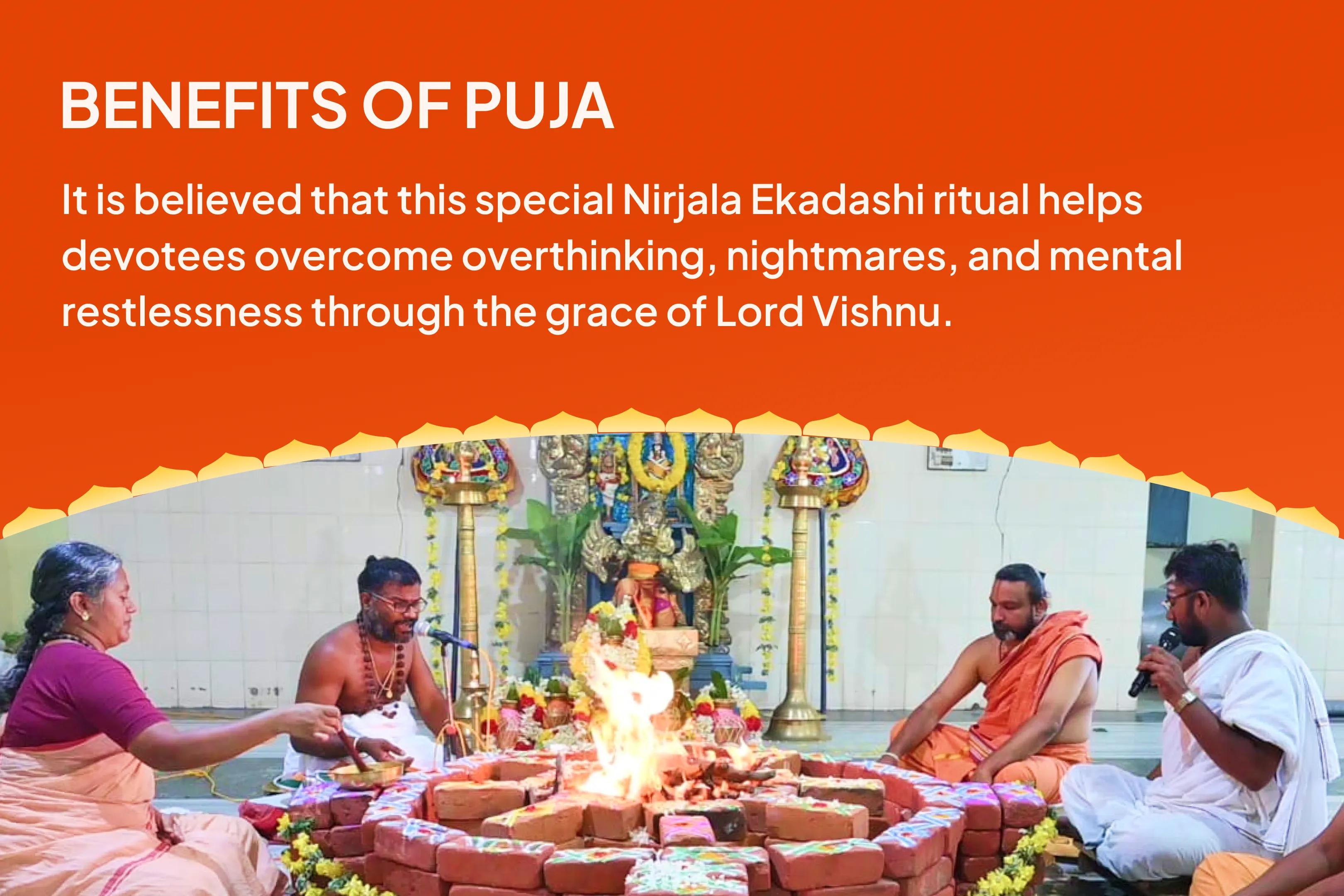 Nirjala Ekadashi Brahma-Muhurta Vishnu Aradhana Pre-Dawn Vishnu Sahasranama Jaap and Shankh Kesar Jal Abhishek to Overcome Overthinking, Nightmares & For Mental Detox