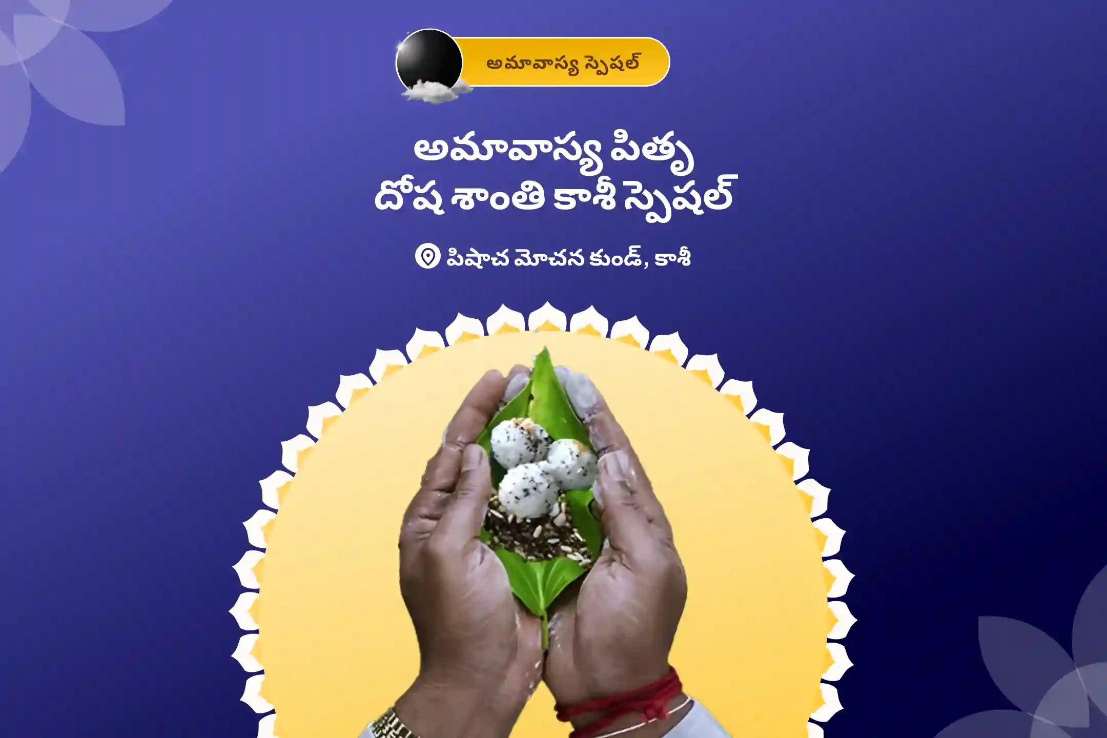 పూర్వీకుల ఆత్మ శాంతి మరియు కుటుంబ వివాదాల పరిష్కారం కోసం ఆషాడ అమావాస్య పితృ దోష శాంతి కాశీ స్పెషల్ పితృ దోష శాంతి పూజ మరియు గంగా హారతిలో పాల్గొనండి.