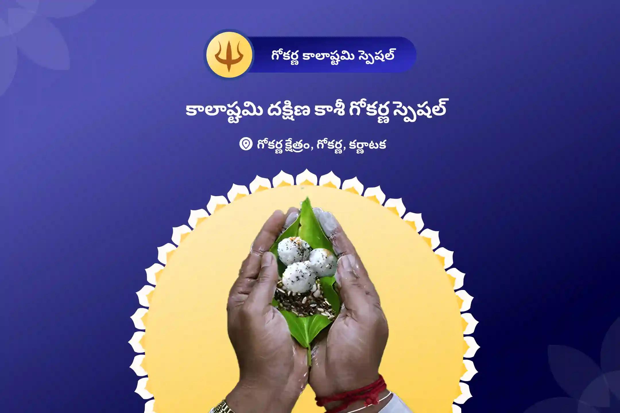 పితృల శాపాల నుండి విముక్తి, మరణించిన ఆత్మలకు శాంతి కోసం కాలాష్టమి దక్షిణ కాశీ గోకర్ణ స్పెషల్ పితృ దోష పూజలో పాల్గొనండి.