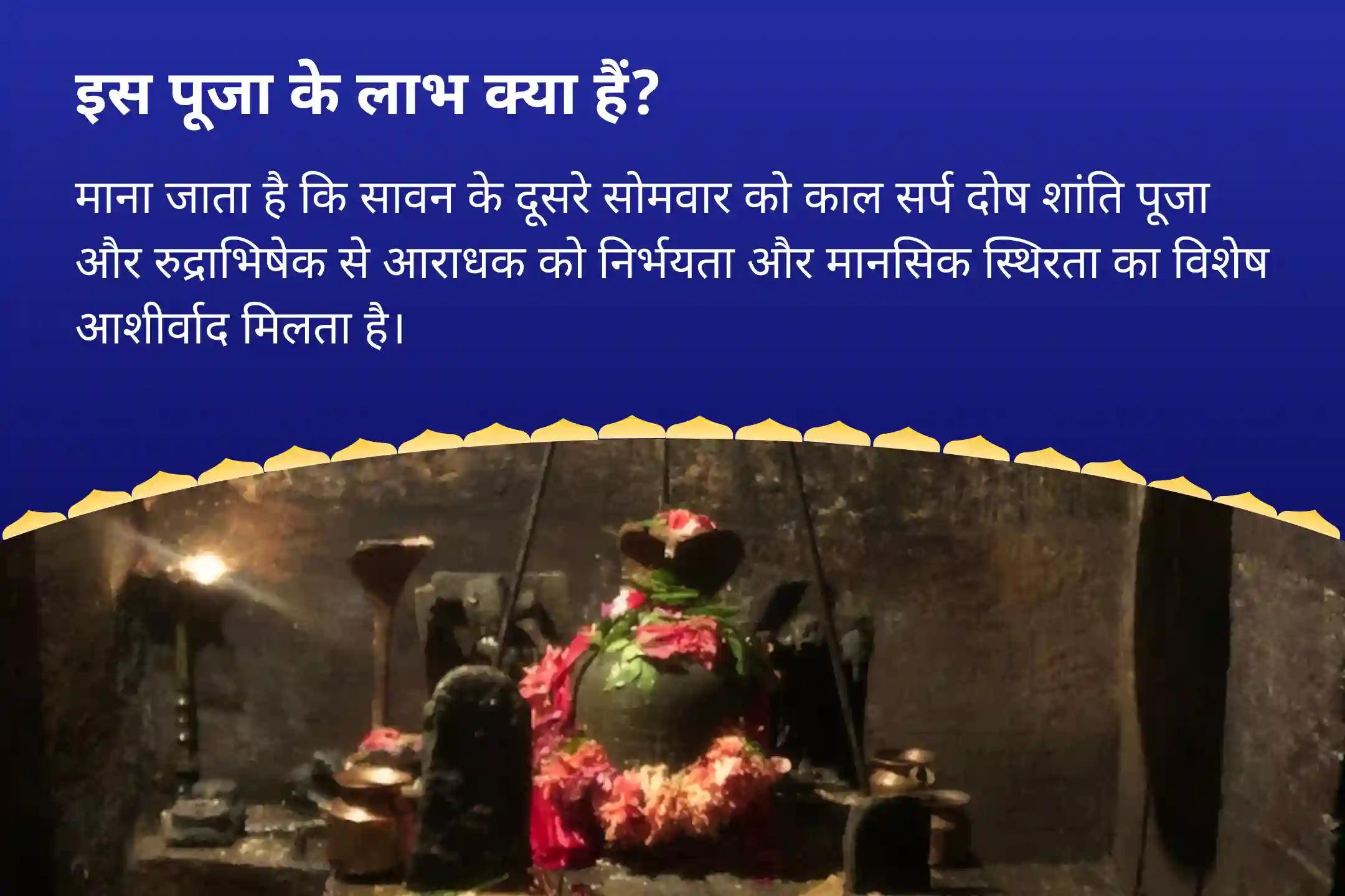 निडरता और मानसिक स्थिरता पाने के लिए सावन सोमवार: दोष शांति विशेष काल सर्प दोष शांति पूजा एवं राहु पैठाणी शिव रुद्राभिषेक