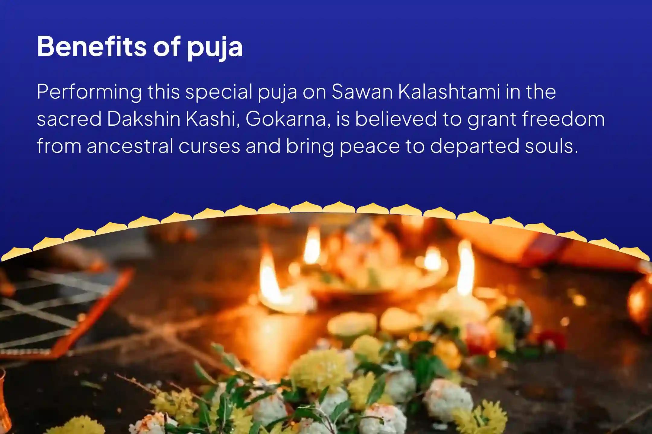 Sawan Kalashtami 'Dakshin Kashi' Gokarna Special Narayan Bali Puja, Tripindi Shradh Pitru Dosh Shanti Puja to Relieve Ancestral Curse and Bring peace for departed souls
