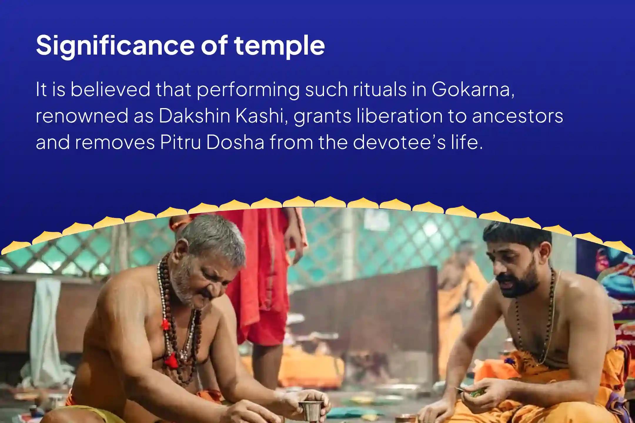 Sawan Kalashtami 'Dakshin Kashi' Gokarna Special Narayan Bali Puja, Tripindi Shradh Pitru Dosh Shanti Puja to Relieve Ancestral Curse and Bring peace for departed souls
