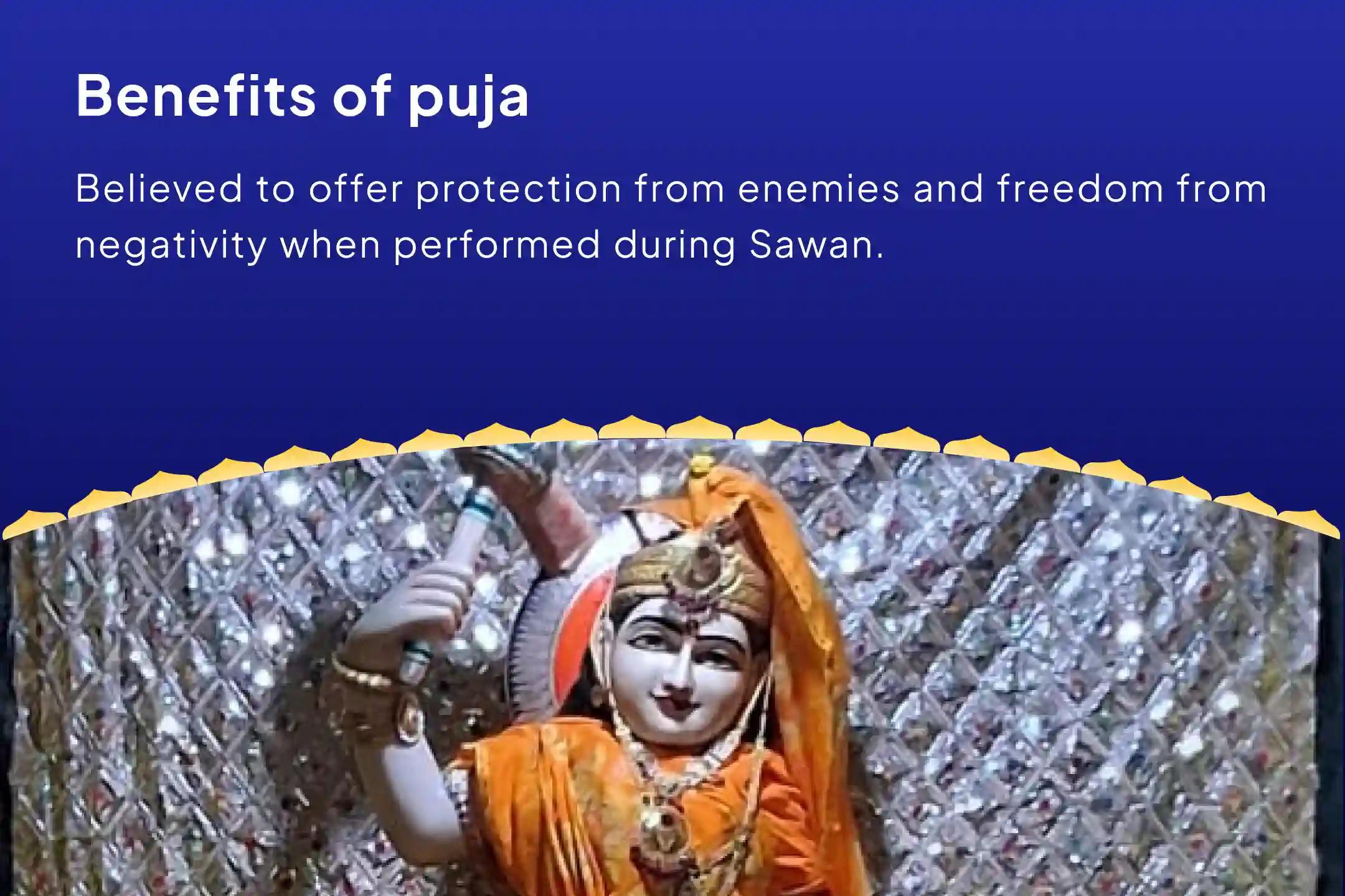 Sawan Bagalamukhi–Hanuman Shatru Vijay Special Maa Bagalamukhi Shatru Buddhi Vinashini Havan & Hanuman Shatrunjay Pujan for Protection from Enemies and Destruction of Negativity