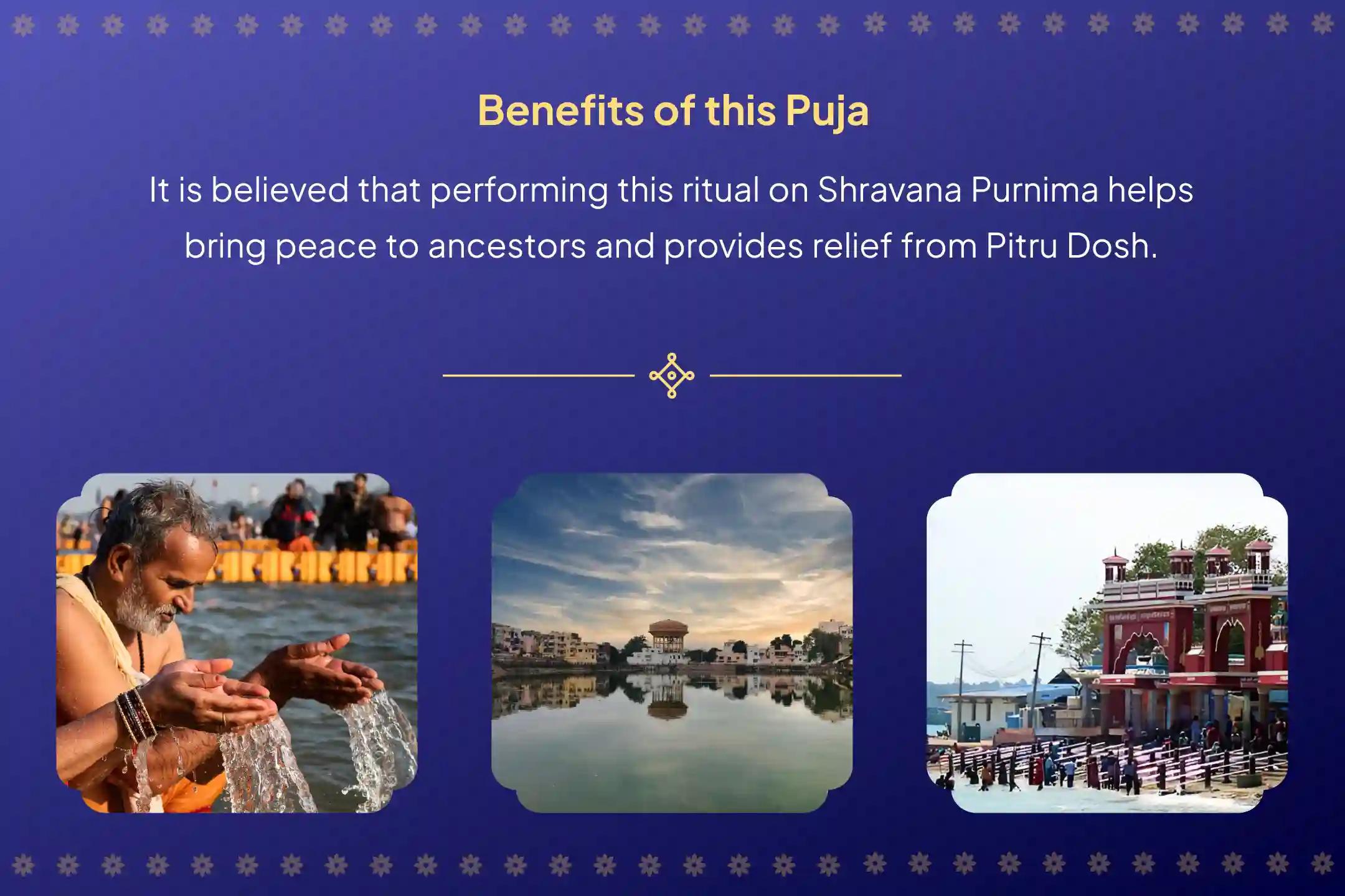 Shravana Purnima 3 Moksh Tirth Special Gokarna-Kashi-Rameshwaram Purnima Pitru Shanti Puja and Homa To relieve the Ancestral Curse and bring peace to the departed souls