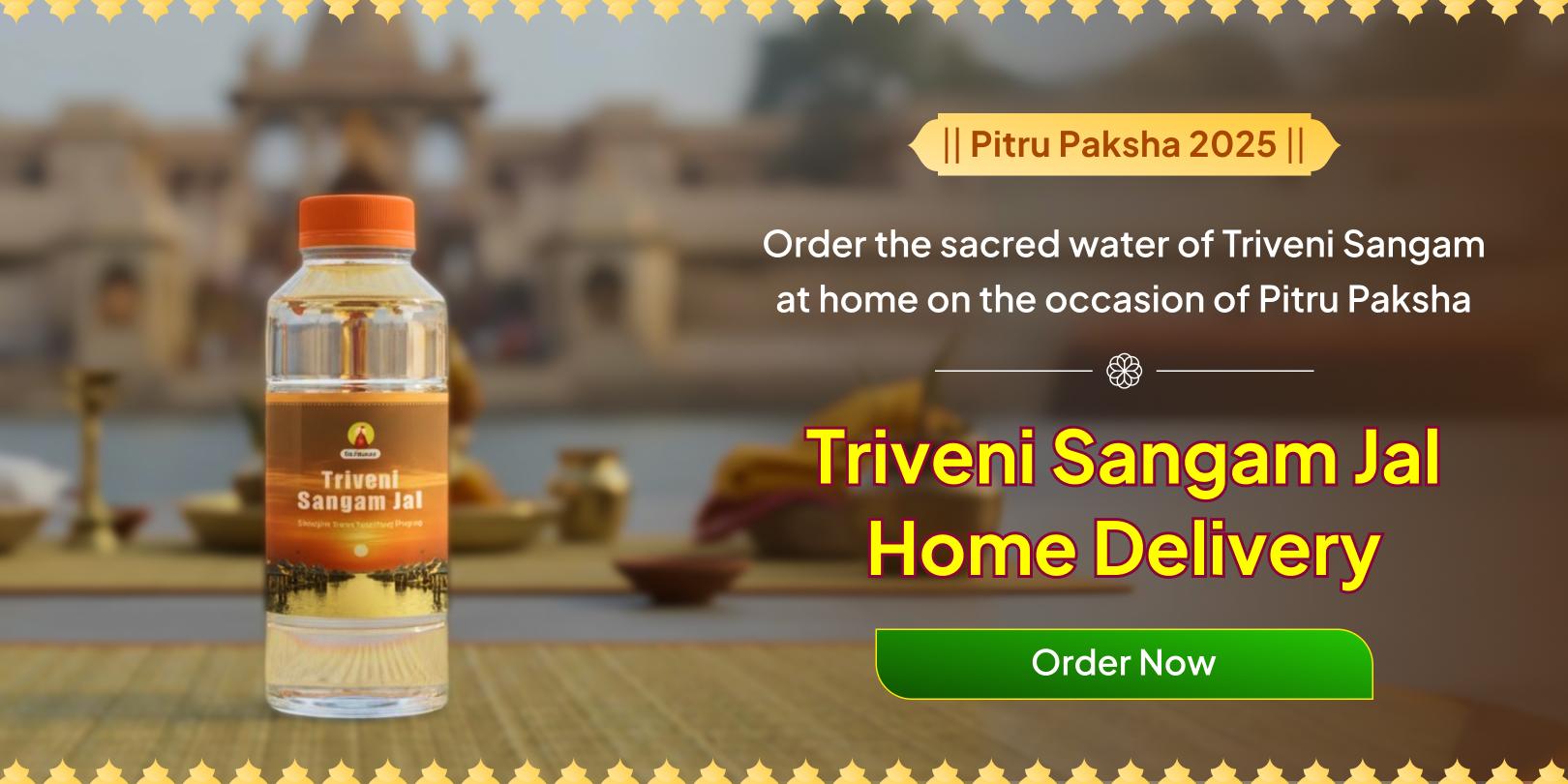 Pitru Paksha Triveni Sangam Jal Delivery Service