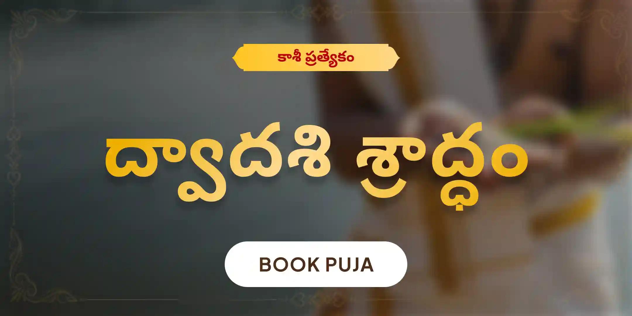 ద్వాదశి పితృ దోష శాంతి మహాపూజ మరియు కాశీ గంగా హారతి