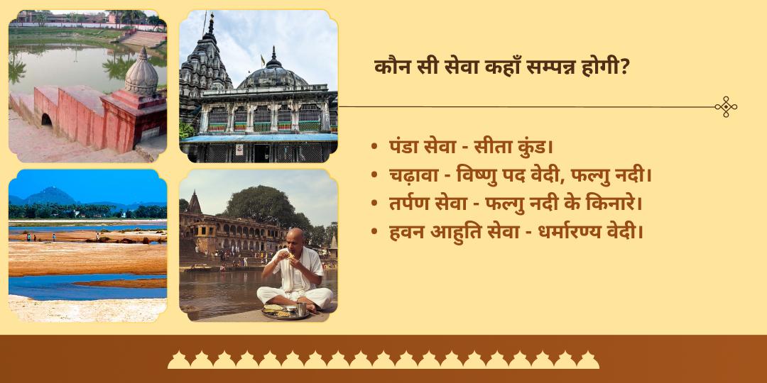 सर्व पितृ महालया अमावस्या गया पंच मुक्ति स्थल चढ़ावा, हवन, पंडा एवं तर्पण सेवा