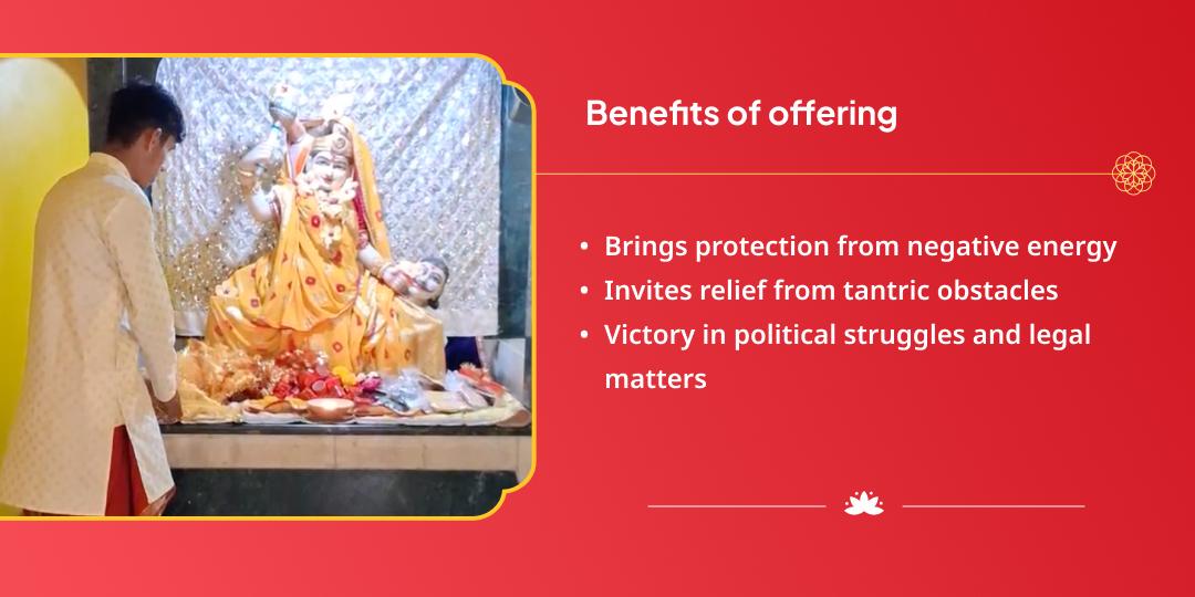Maha Navratri Ashta Mahavidya Baglamukhi Chadhava