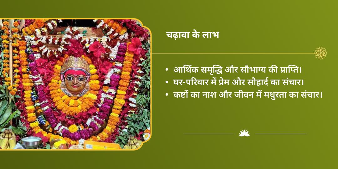 महा नवरात्रि प्रथम दिवस संरक्षण एवं सौभाग्य माँ शैलपुत्री चढ़ावा