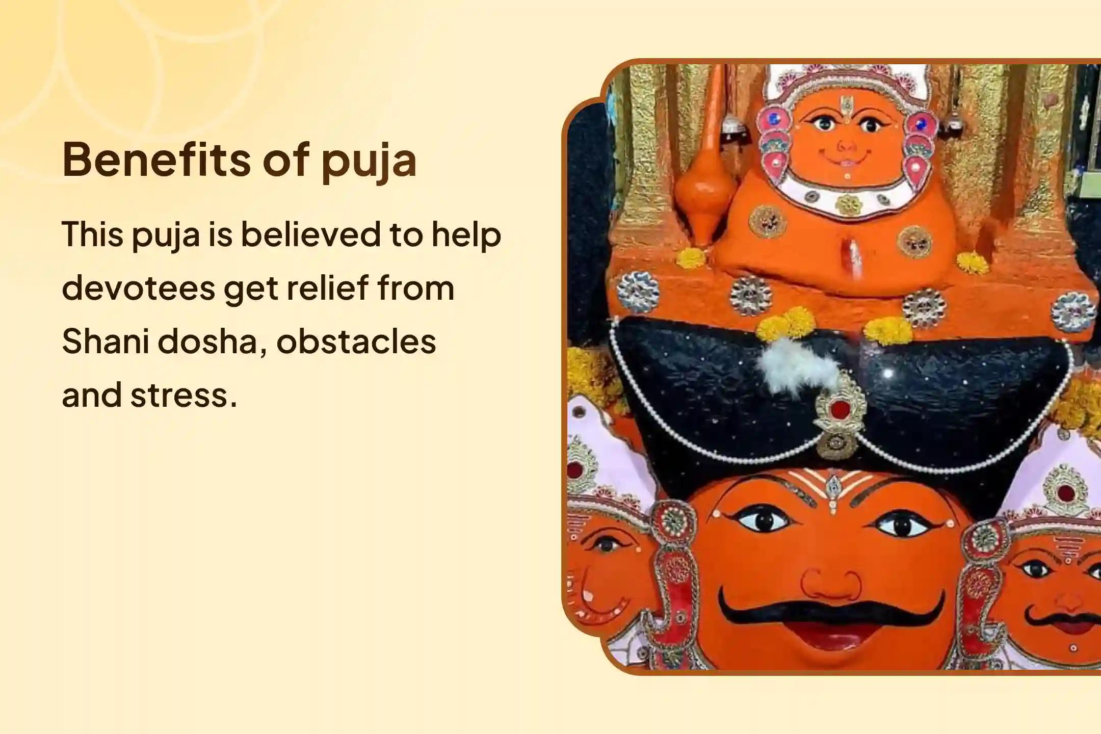 Participate in the Shiv Rudrabhishek and Shani Graha Peeda Shanti Mahayagya for relief from mental stress, delays, and obstacles caused by Shani Dosha.