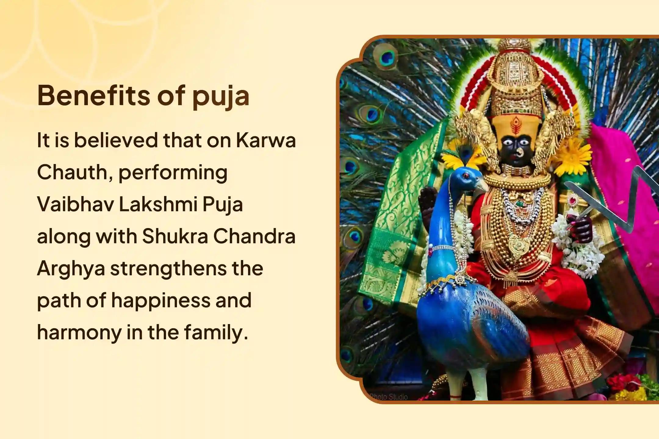 💫 On Karwa Chauth, a special chance for Vaibhav Lakshmi Havan and Chandra Arghya to bring sweetness and happiness in family life. 💫